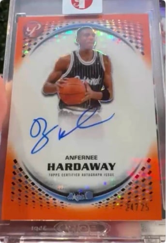 Anfernee Hardaway Pristine Orange serial 24 of 25