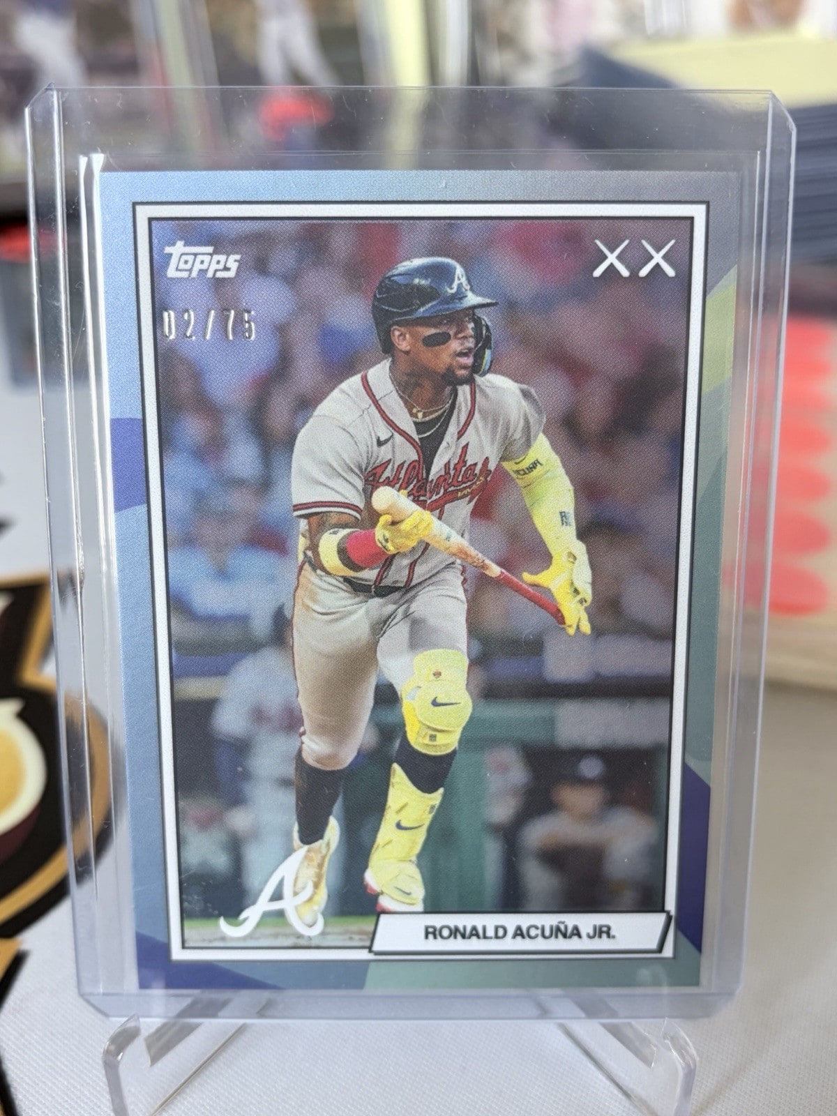 Ronald Acuña Jr. Purple serial 2 of 75