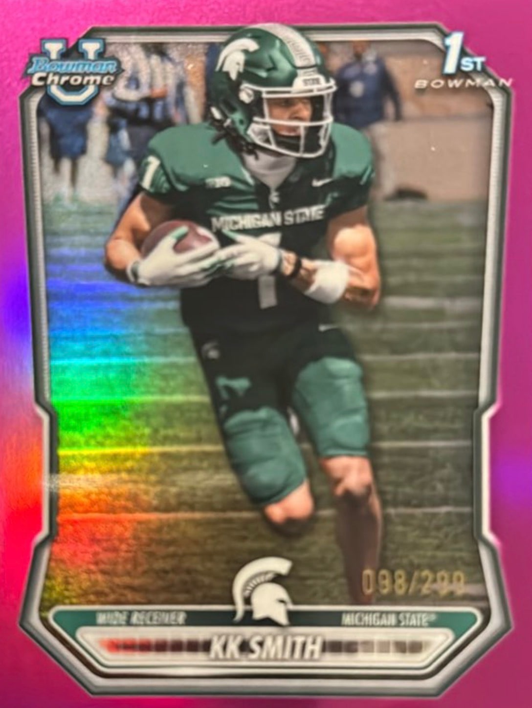 KK Smith Fuschia Refractor serial 98 of 299