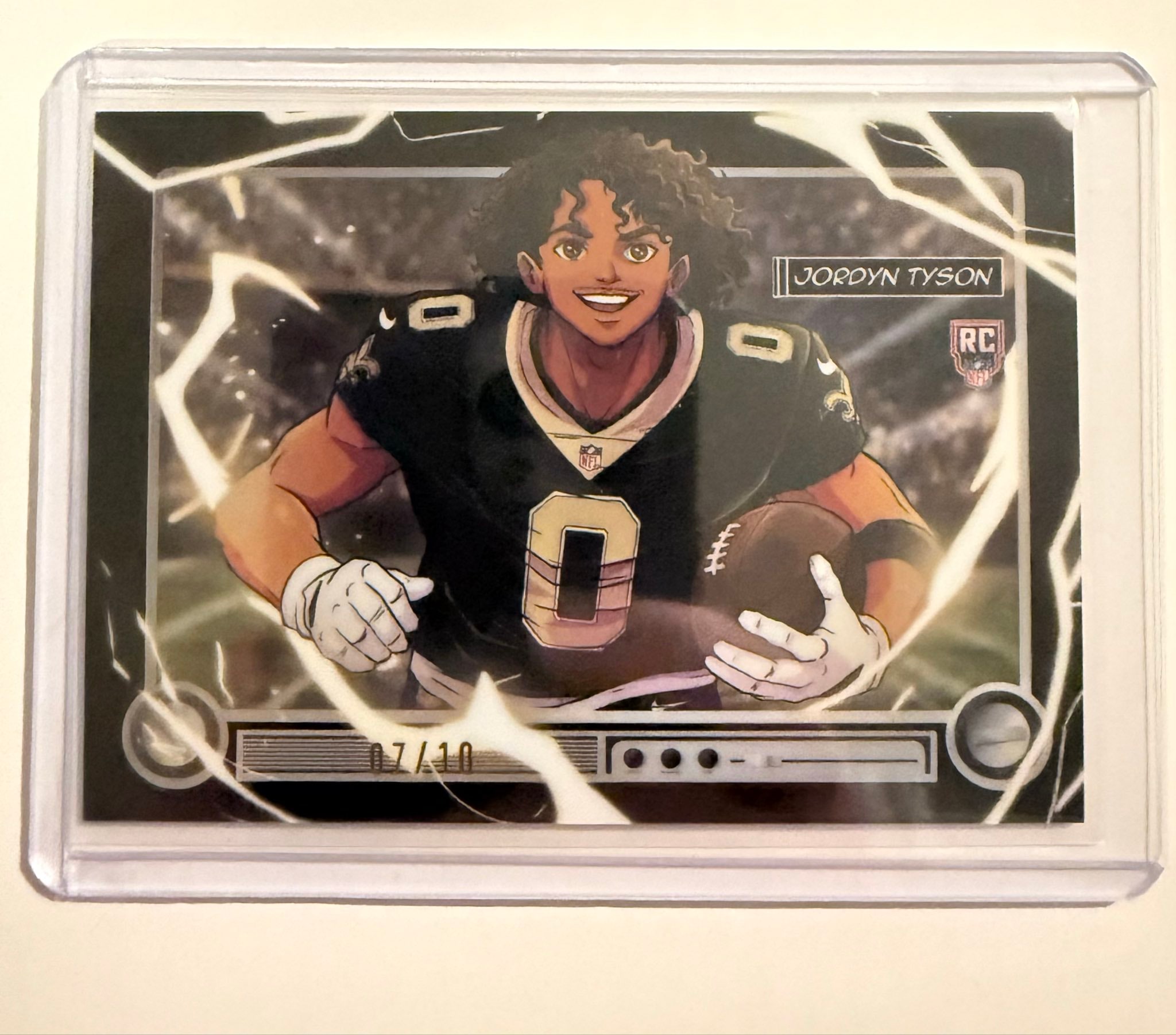 Jordyn Tyson Black Refractor serial 7 of 10