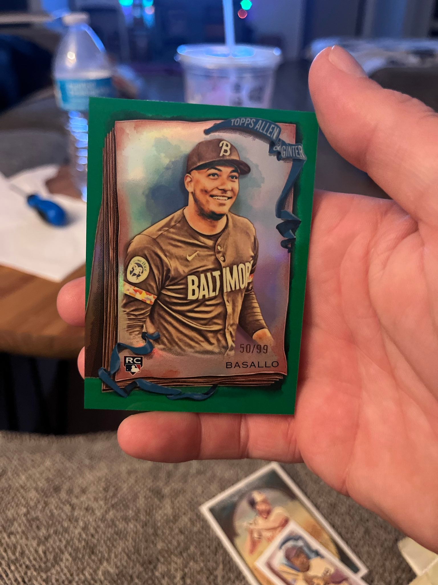 Samuel Basallo Green Refractor serial 50 of 99
