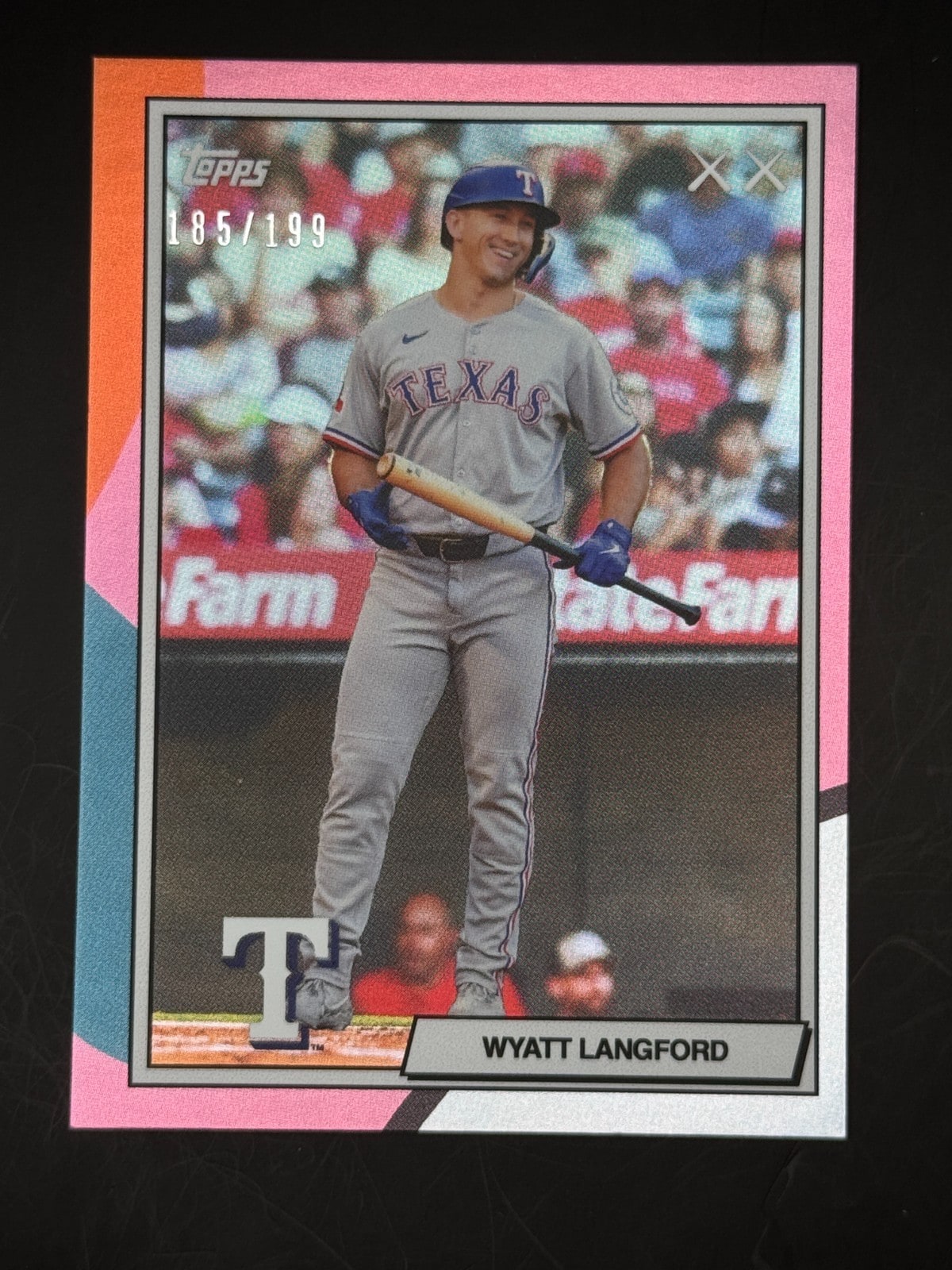 Wyatt Langford Aqua serial 185 of 199