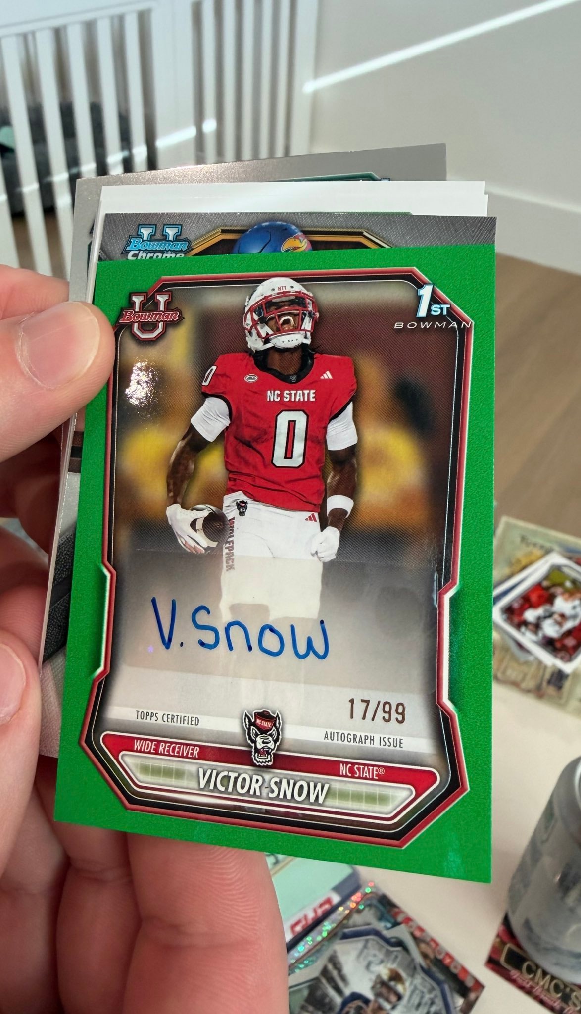 Victor Snow Green serial 17 of 99