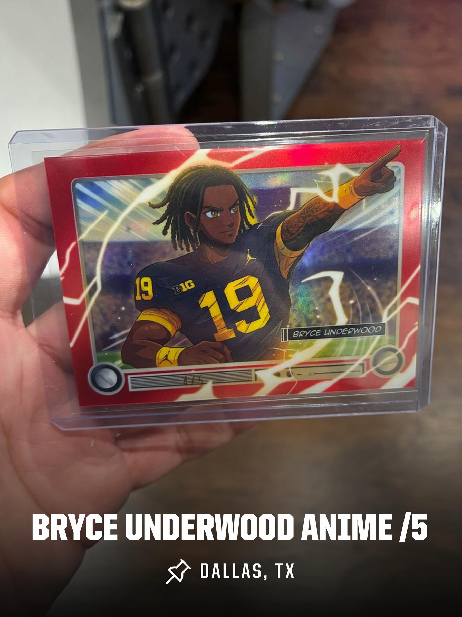 Bryce Underwood Red Refractor serial 4 of 5