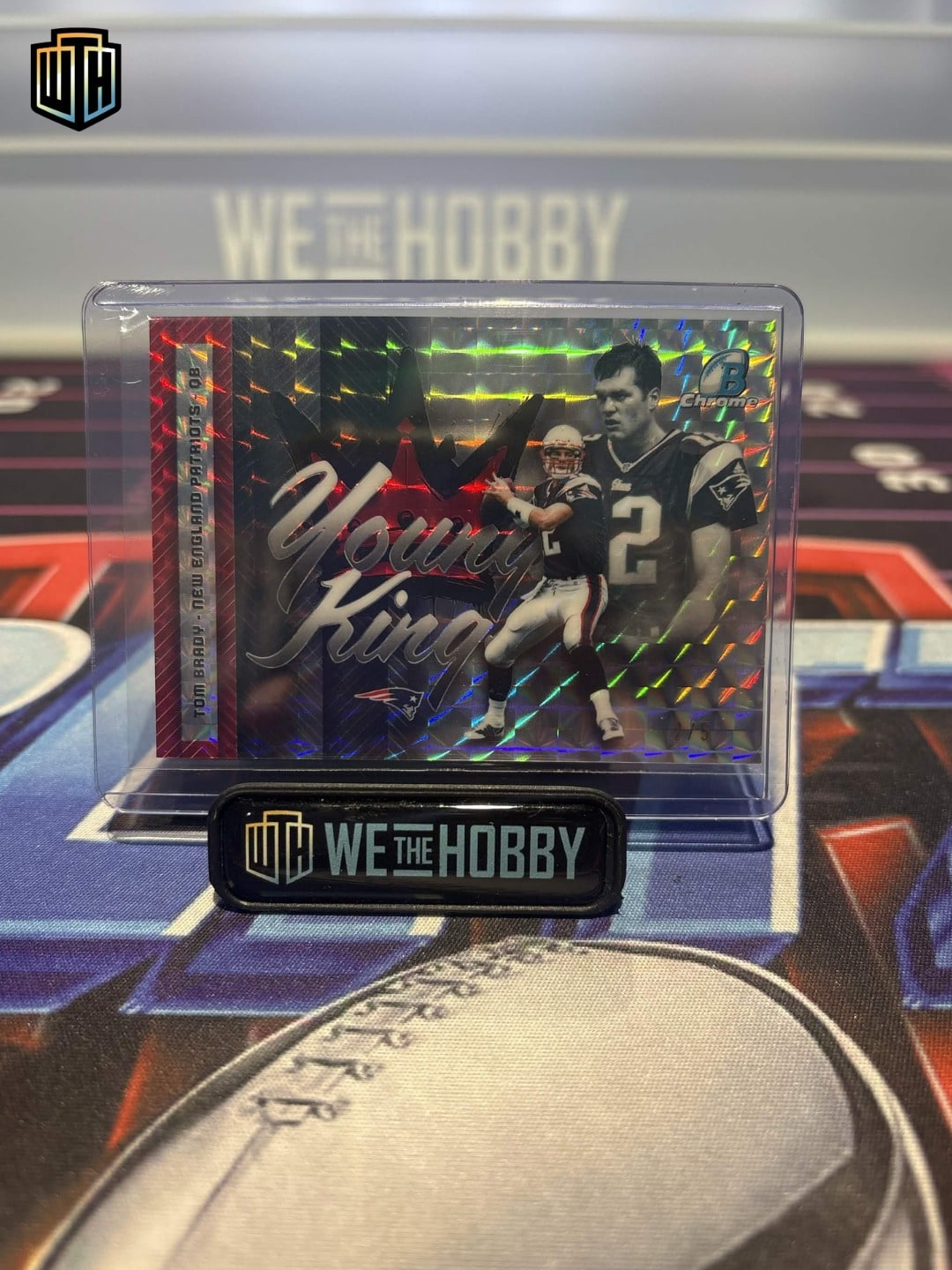 Tom Brady Red Geometric serial 2 of 5