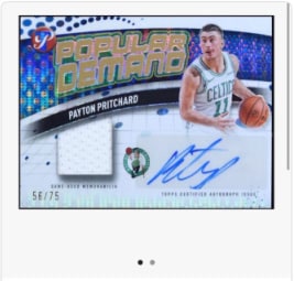 Payton Pritchard Pristine Blue serial 56 of 75