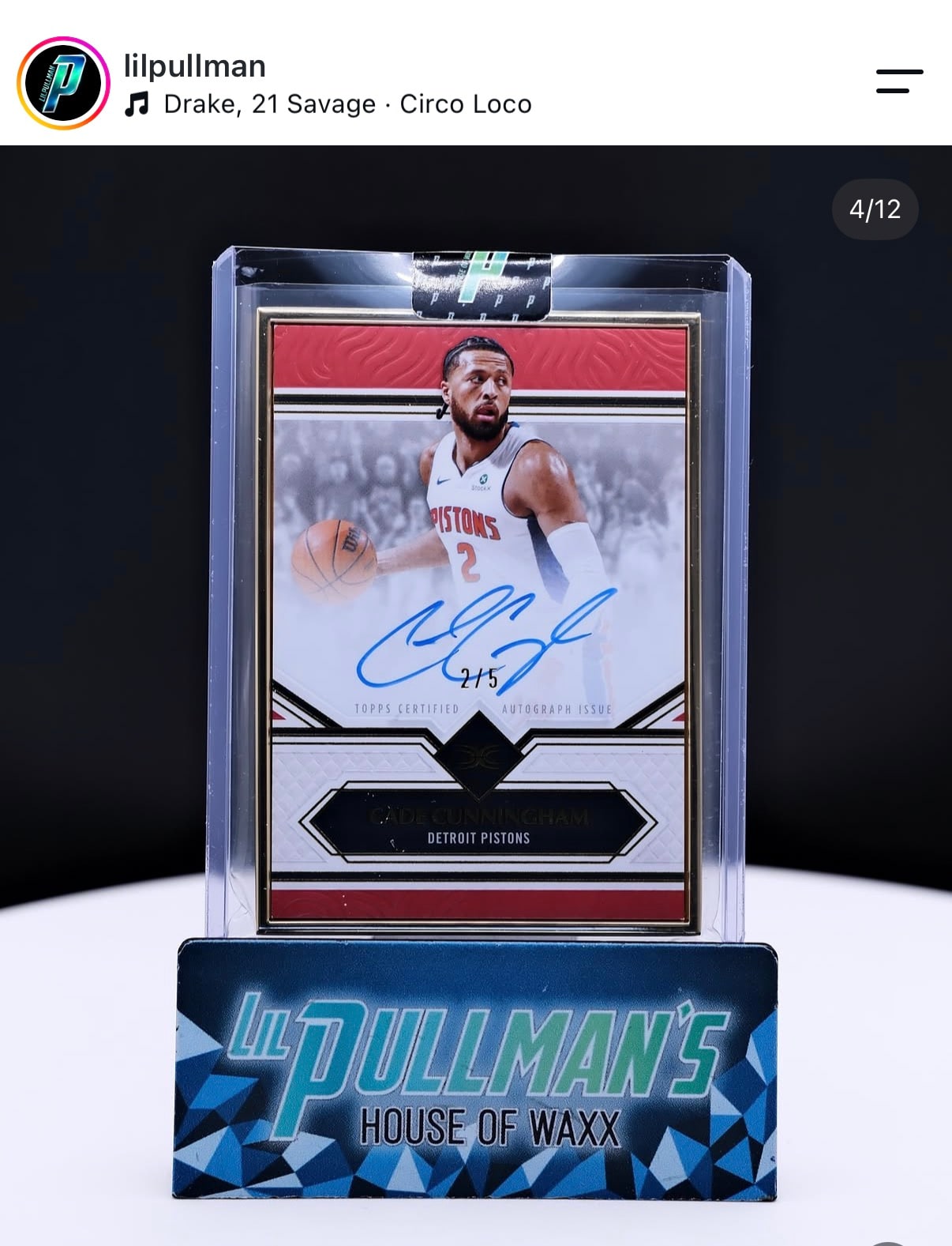 Cade Cunningham Red serial 2 of 5