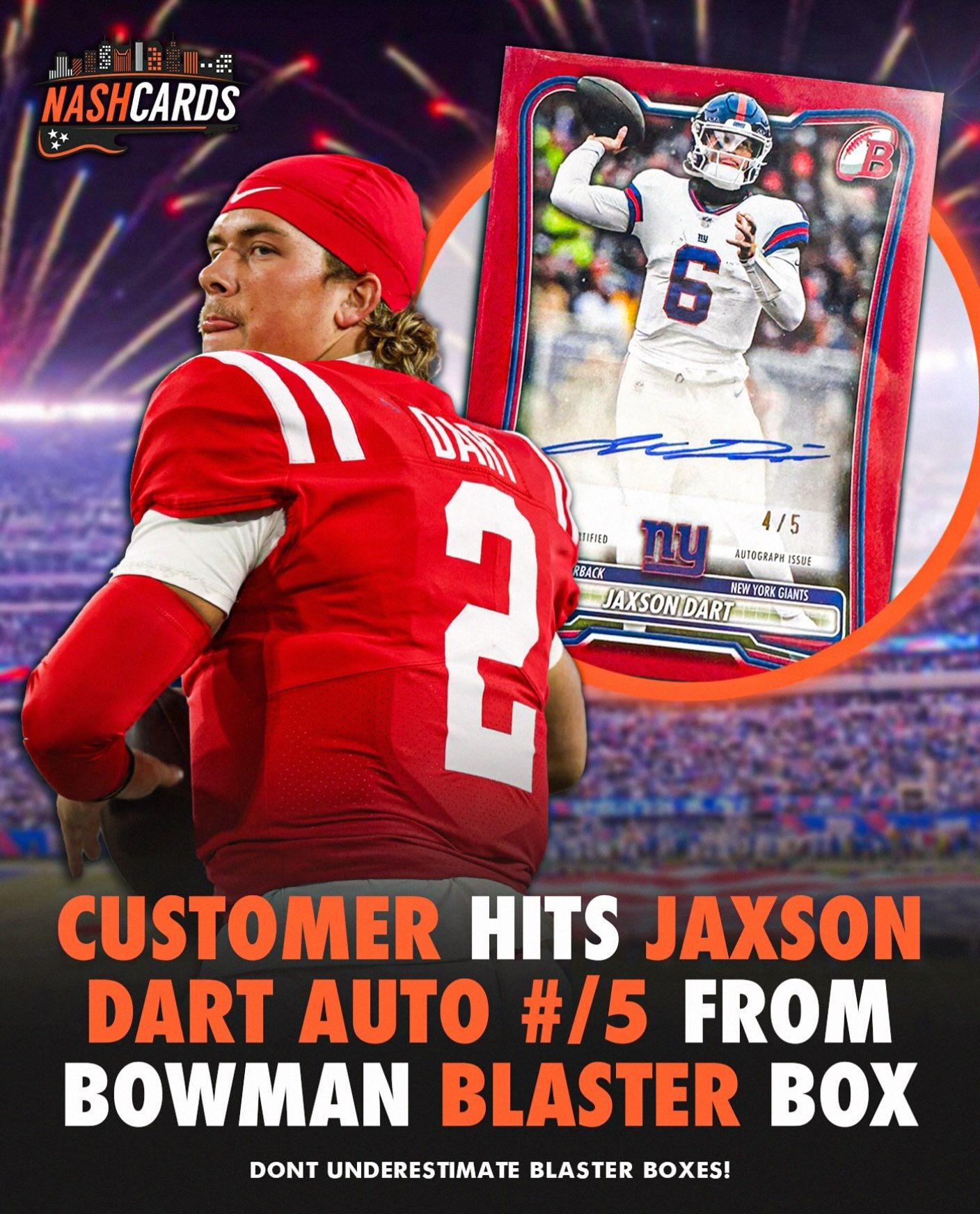 Jaxson Dart Red serial 4 of 5
