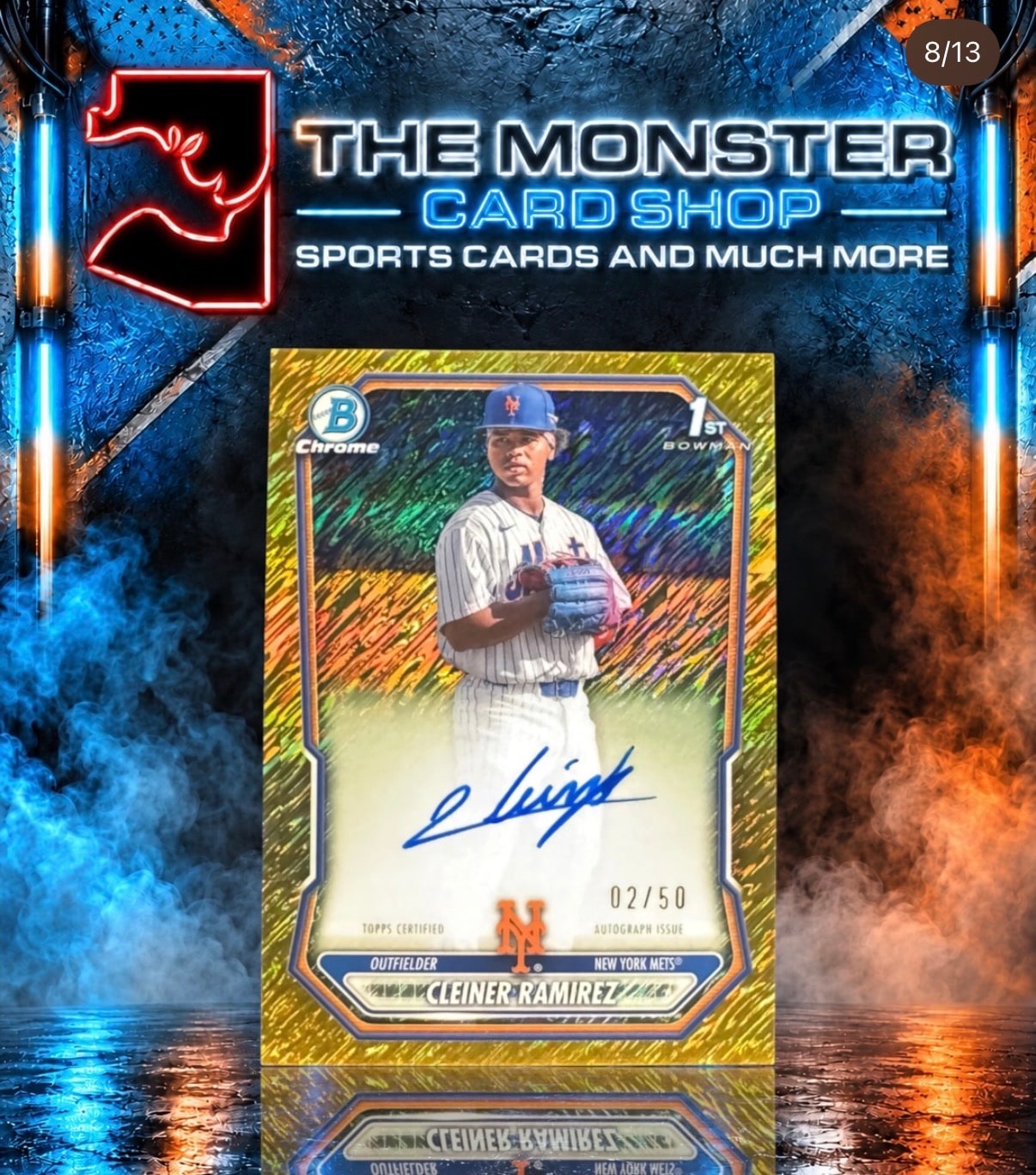 Cleiner Ramirez Gold Shimmer Refractor serial 2 of 50
