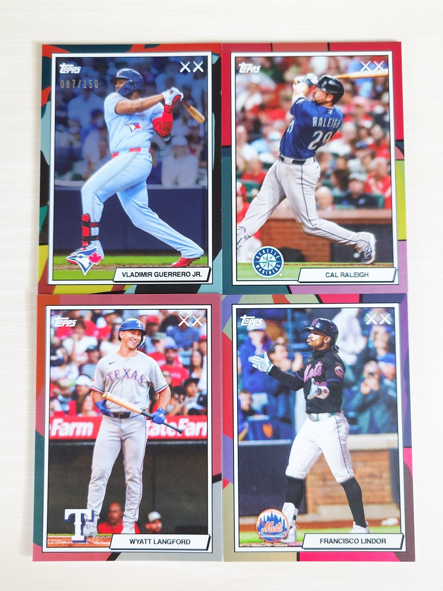 Vladimir Guerrero Jr. Blue serial 87 of 150