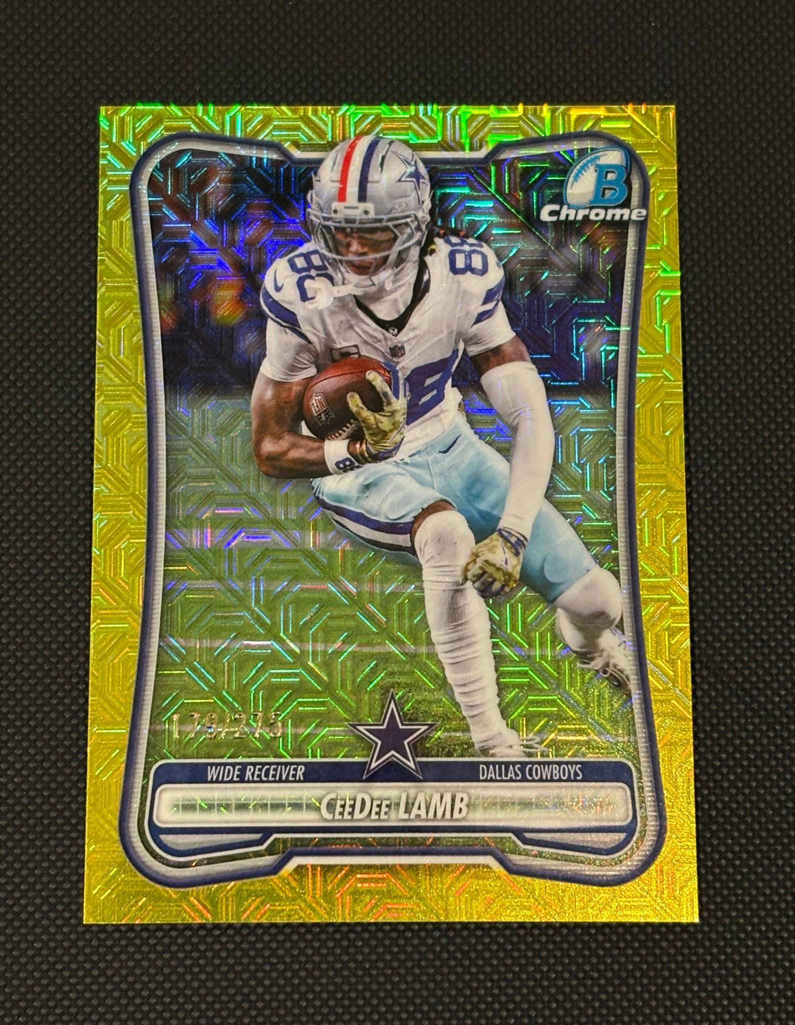 CeeDee Lamb Yellow Mojo serial 179 of 275