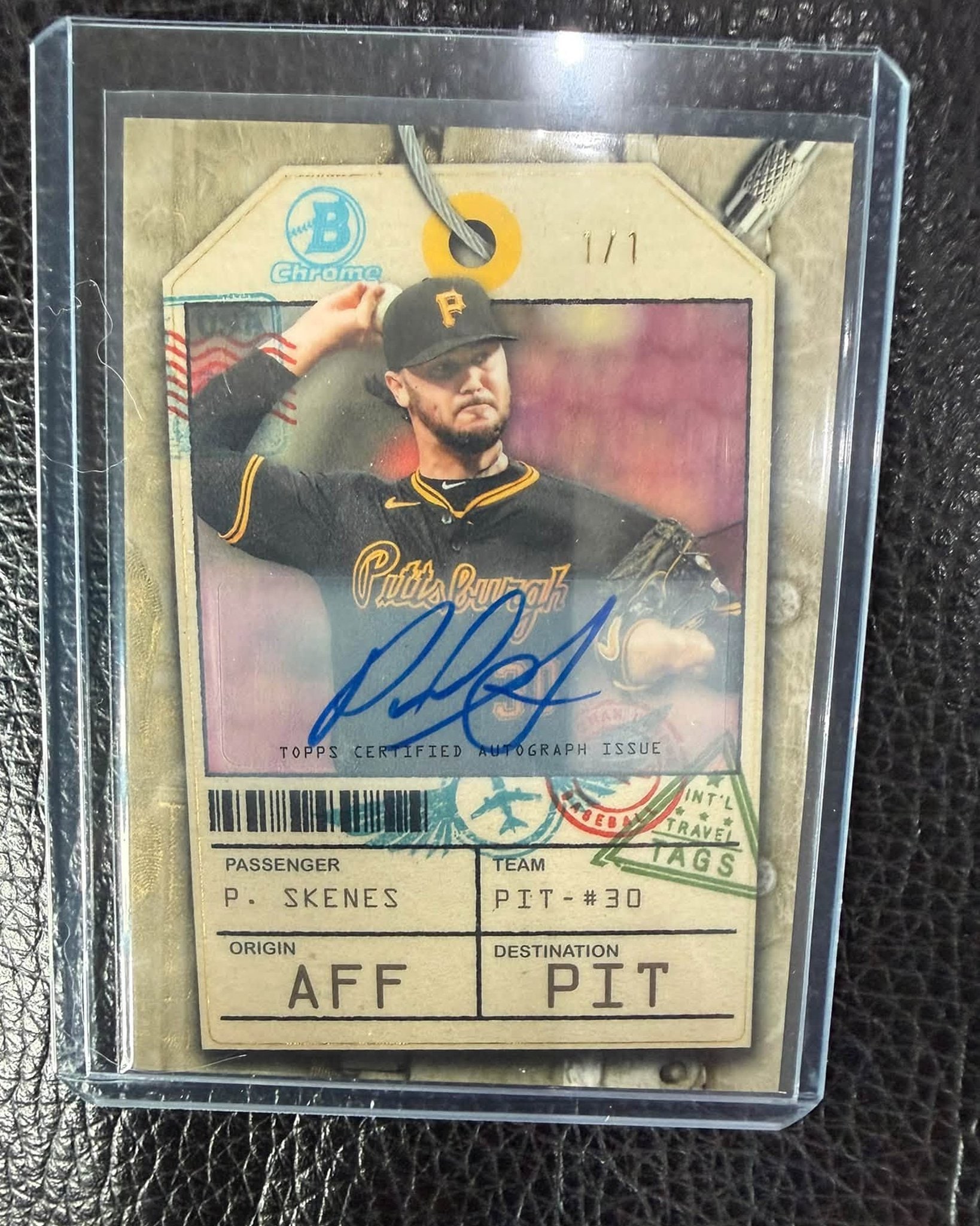 Paul Skenes SuperFractor serial 1 of 1