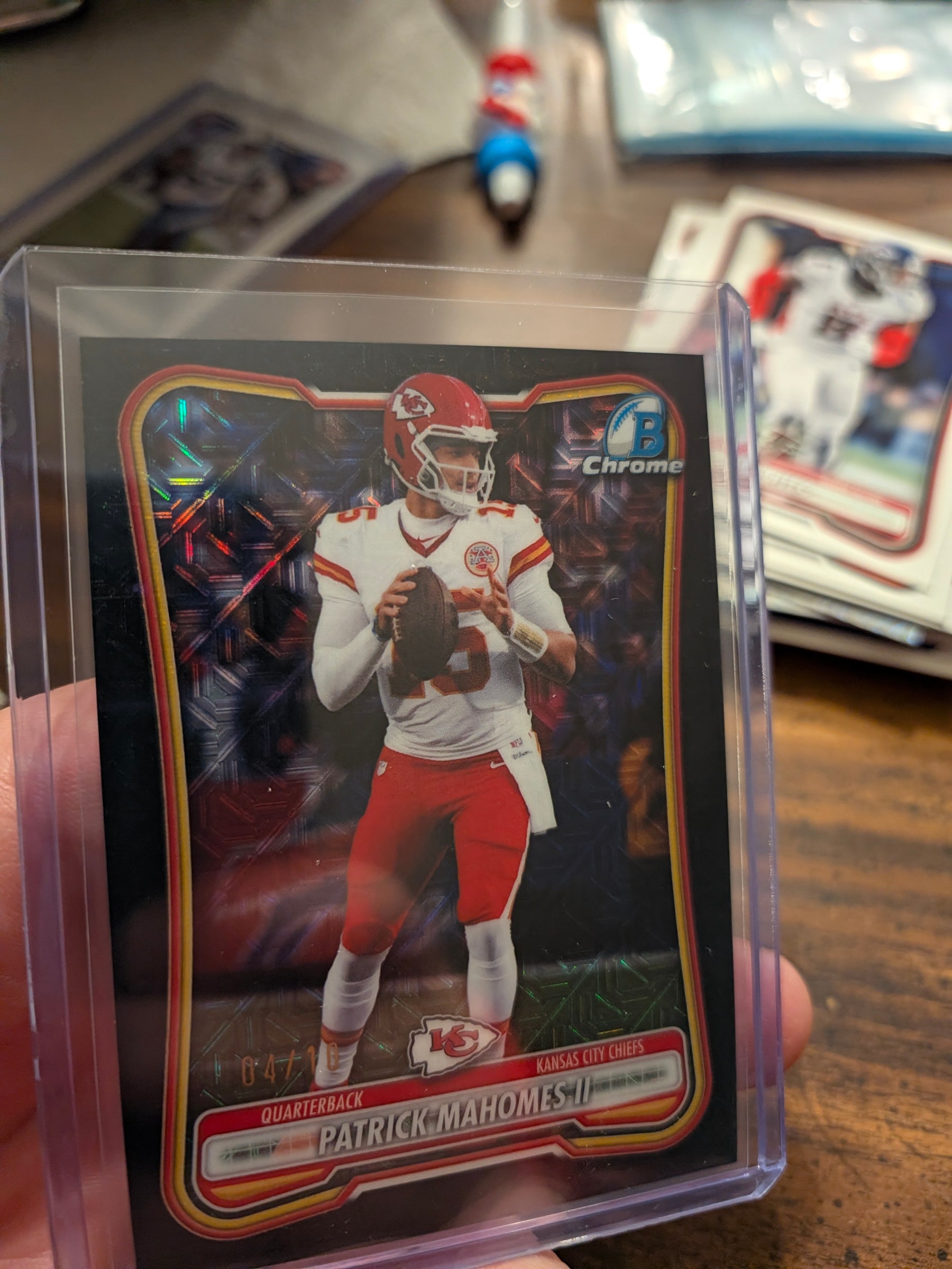 Patrick Mahomes II Black Mojo serial 4 of 10