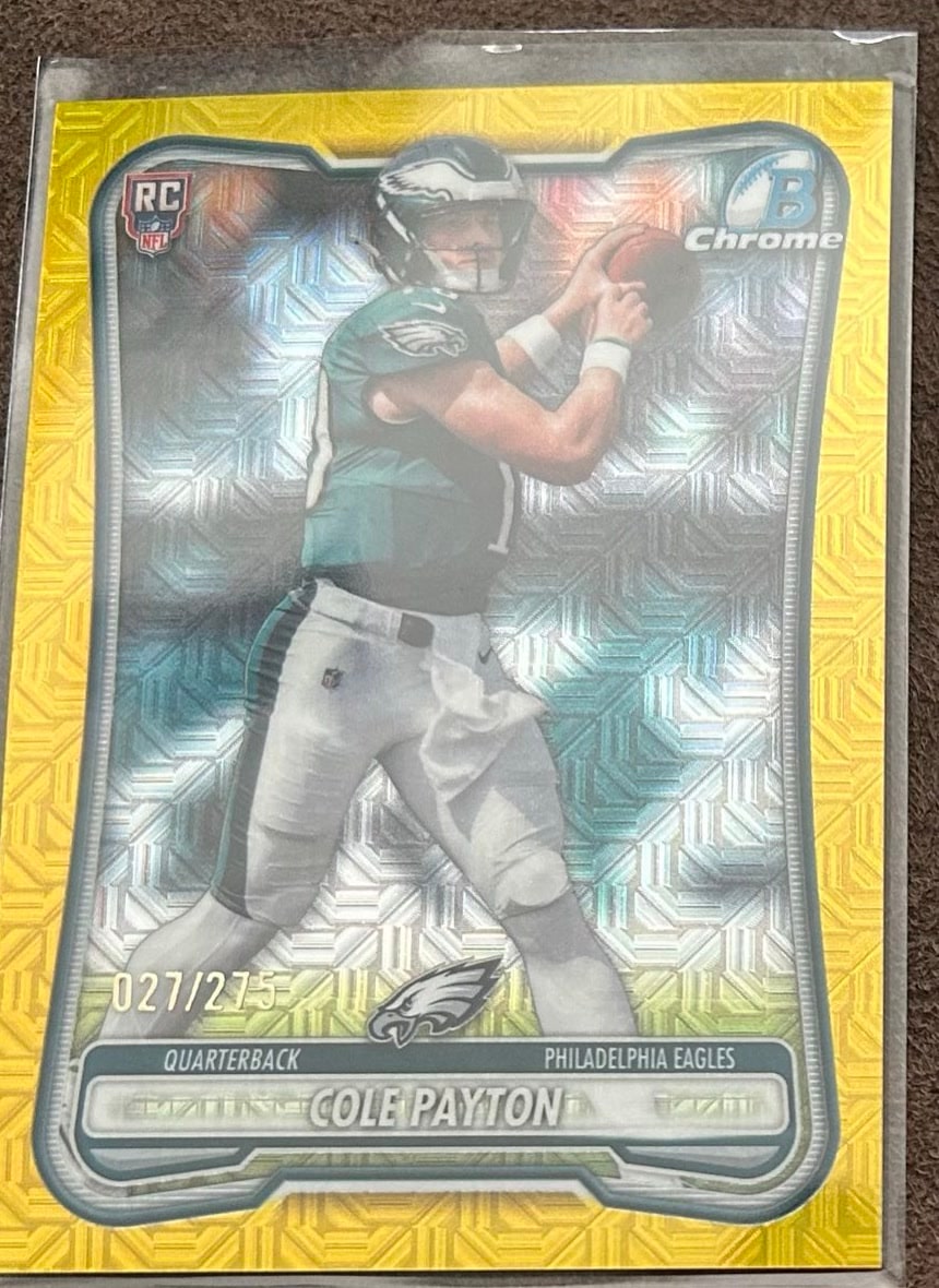 Cole Payton Yellow Mojo serial 27 of 275