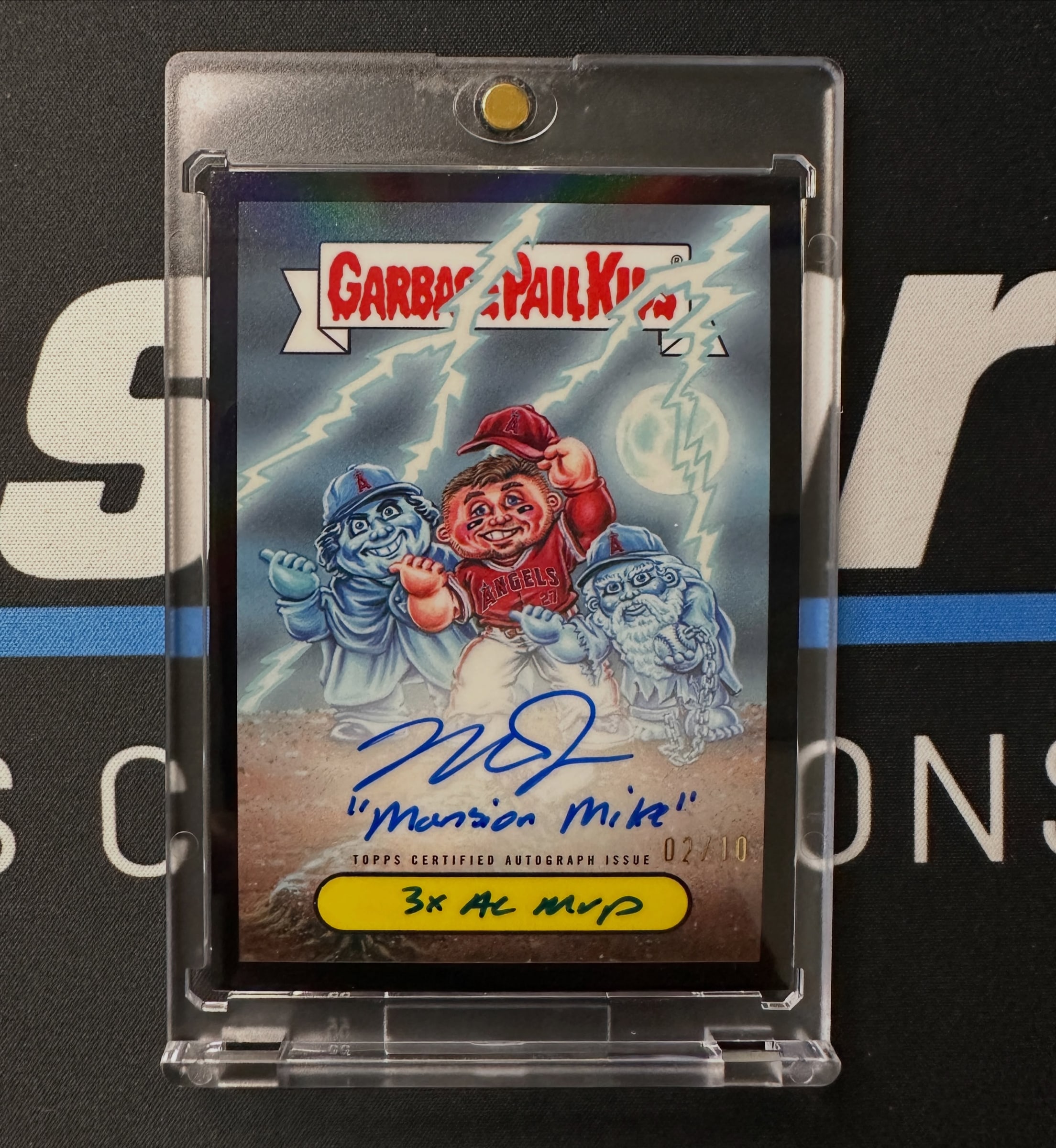 Mike Trout Black serial 2 of 10