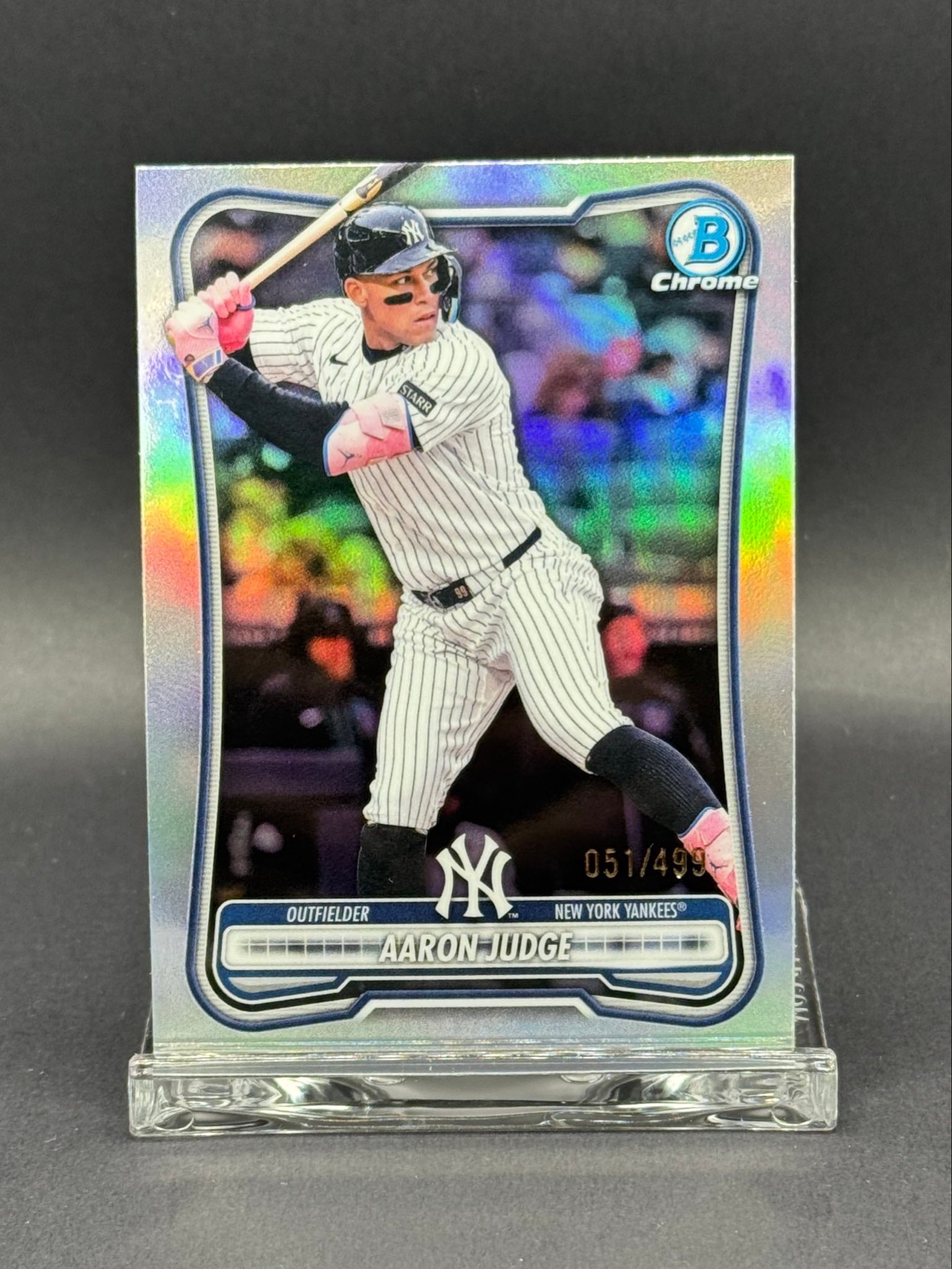 Aaron Judge Refractor serial 51 of 499