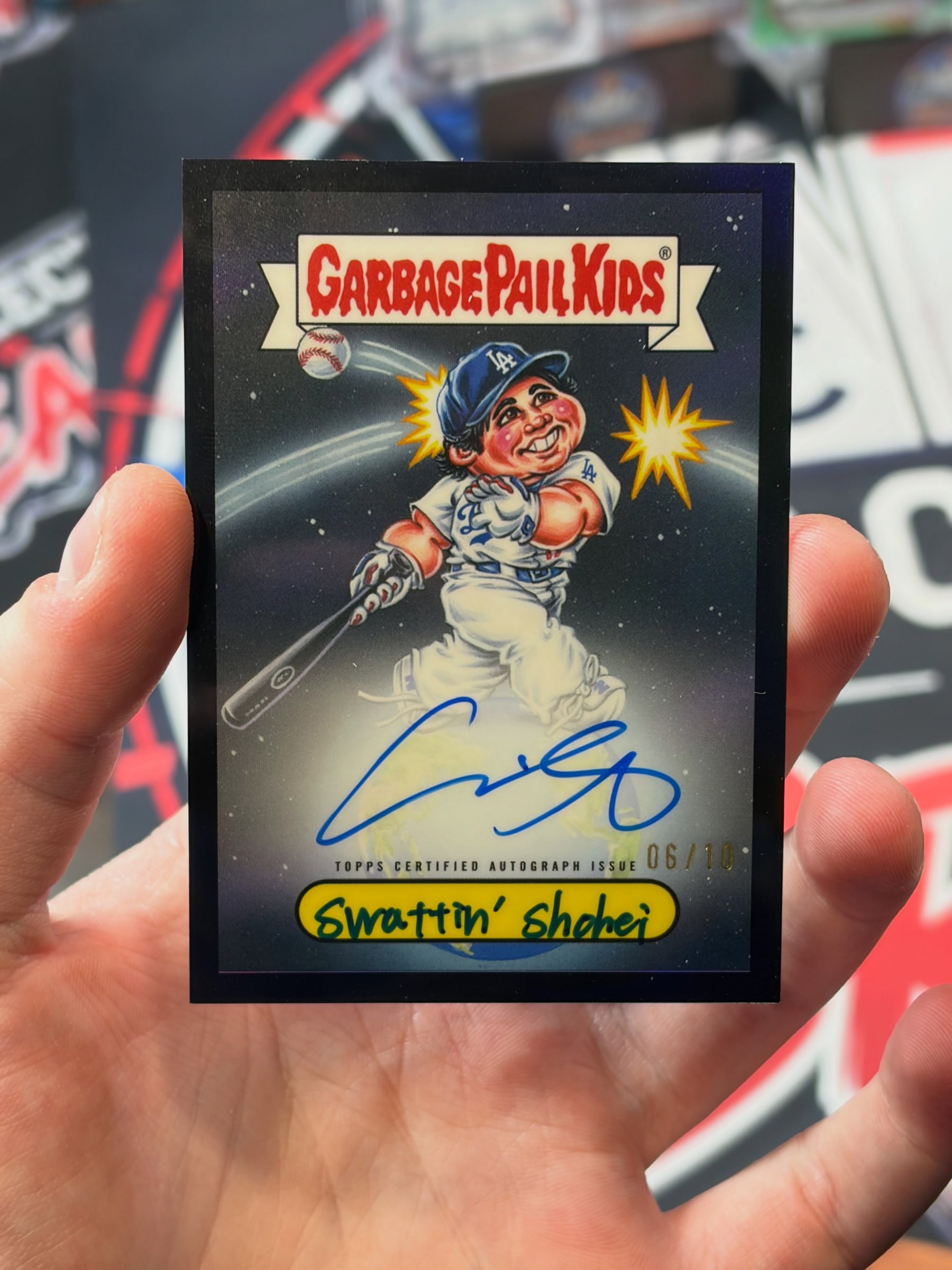 Shohei Ohtani Black serial 6 of 10