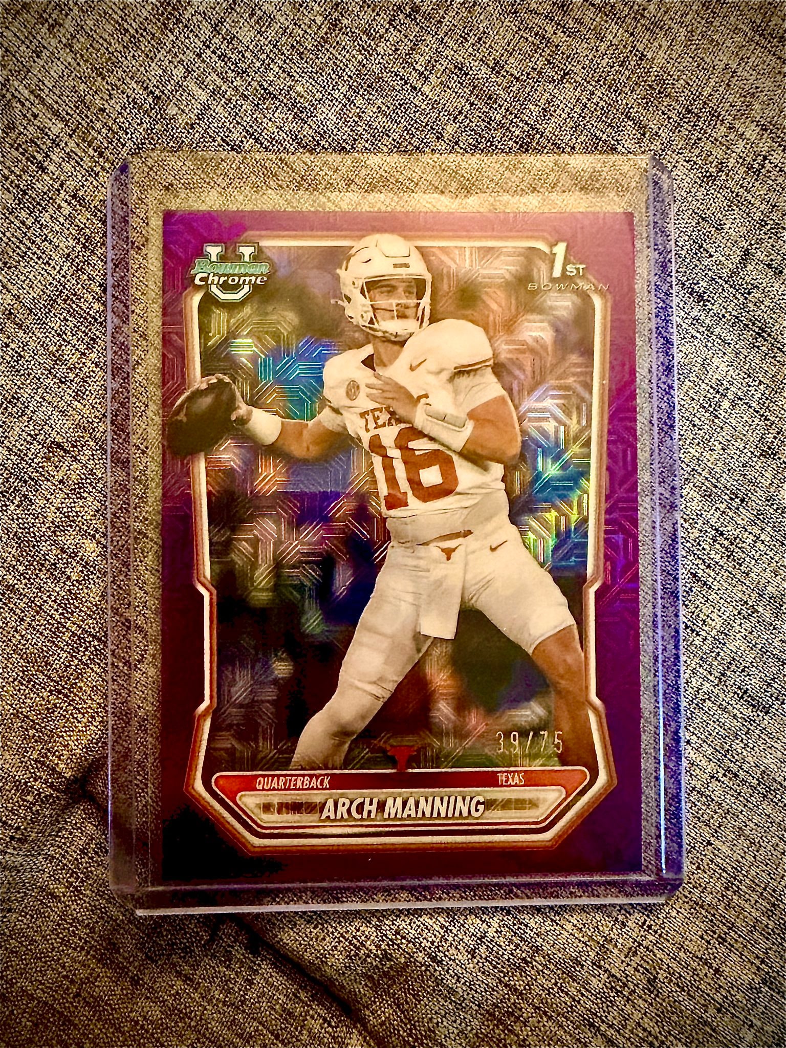 Arch Manning Purple Mojo serial 39 of 75