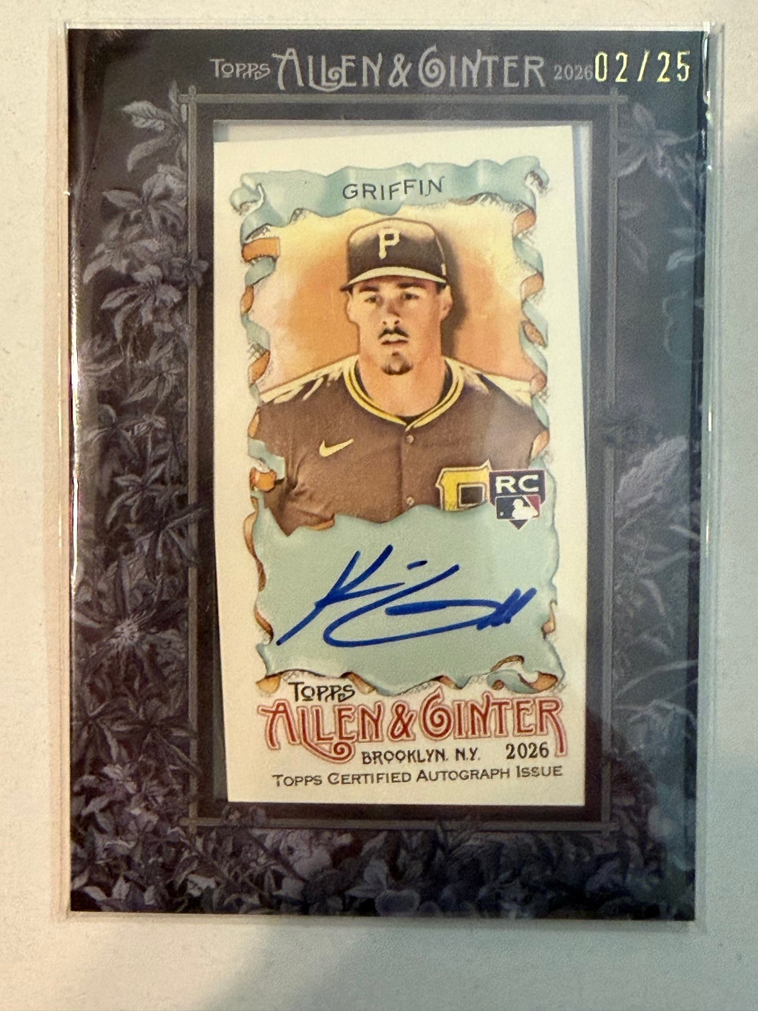 Konnor Griffin Black Frame serial 2 of 25
