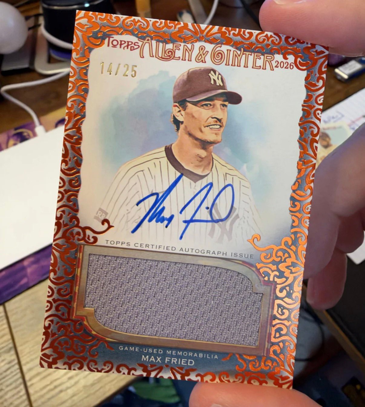 Max Fried Orange Filagree serial 14 of 25