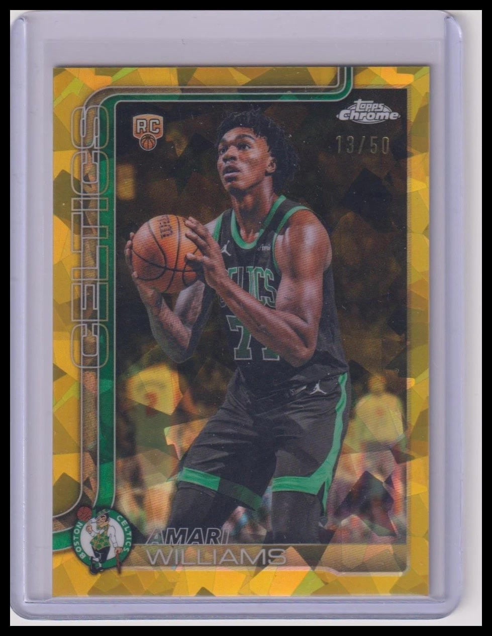 Amari Williams Gold Sapphire serial 13 of 50