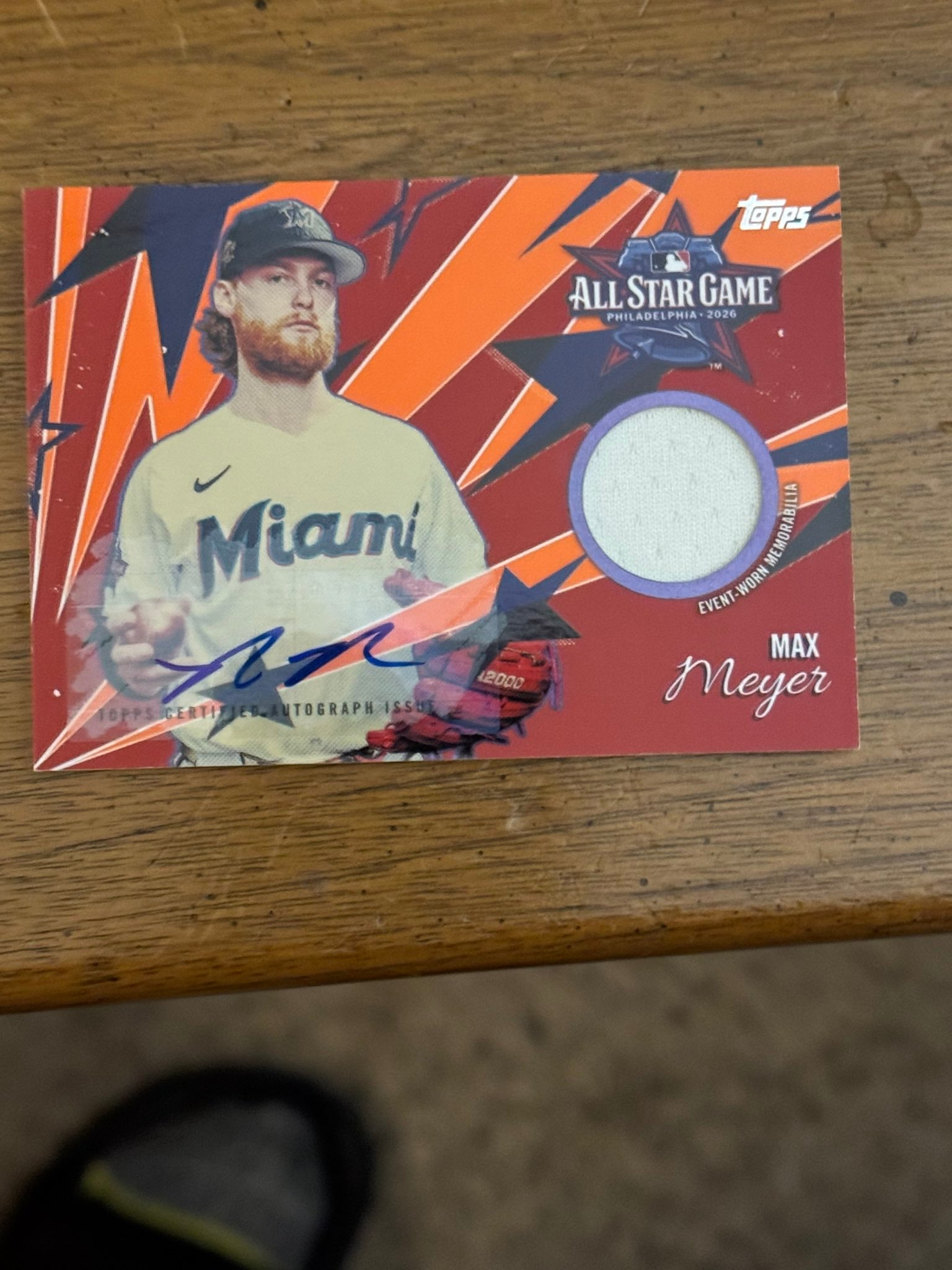 Max Meyer Orange serial 17 of 25