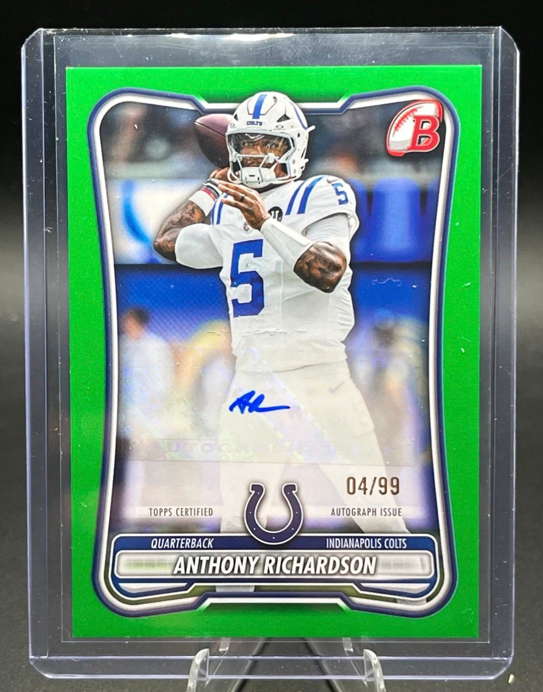 Anthony Richardson Green serial 4 of 99