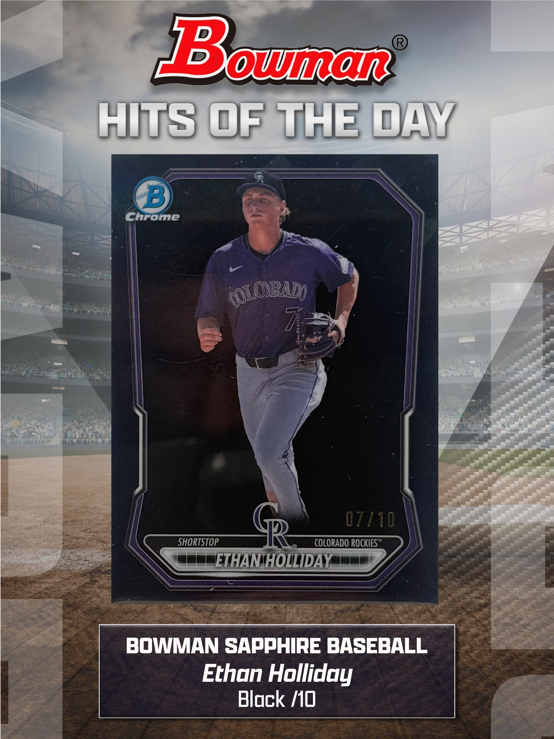 Ethan Holliday Black Sapphire serial 7 of 10