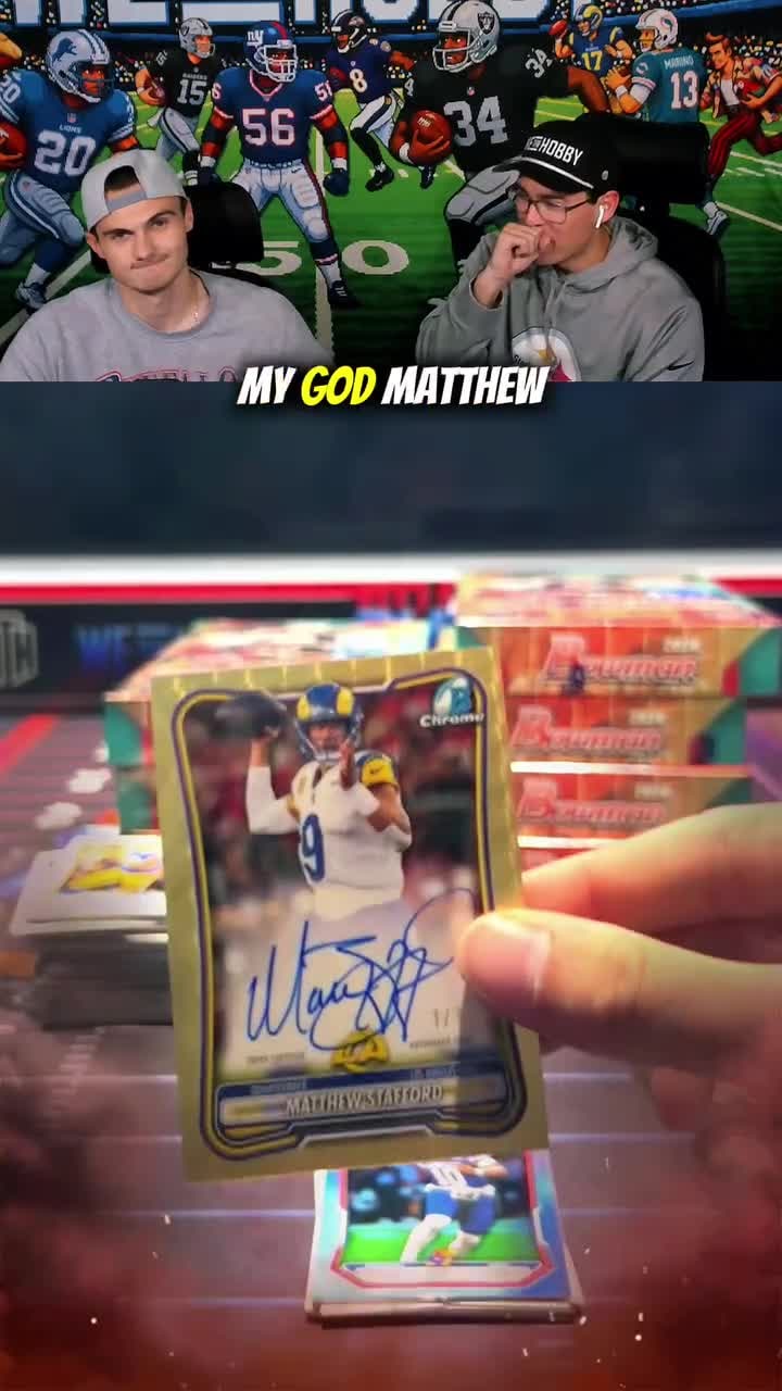 Matthew Stafford SuperFractor serial 1 of 1