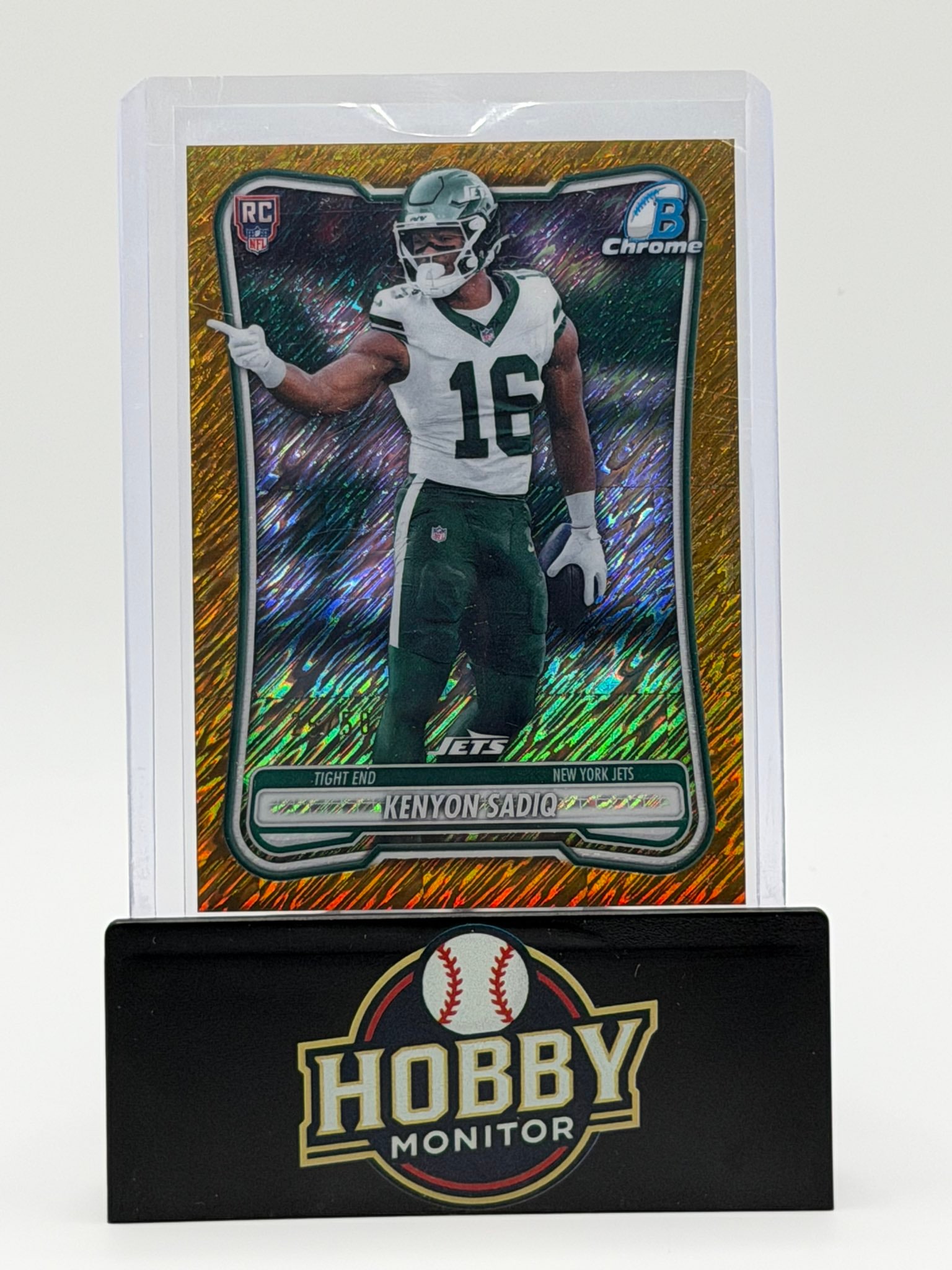 Kenyon Sadiq Gold Shimmer Refractor serial 25 of 50