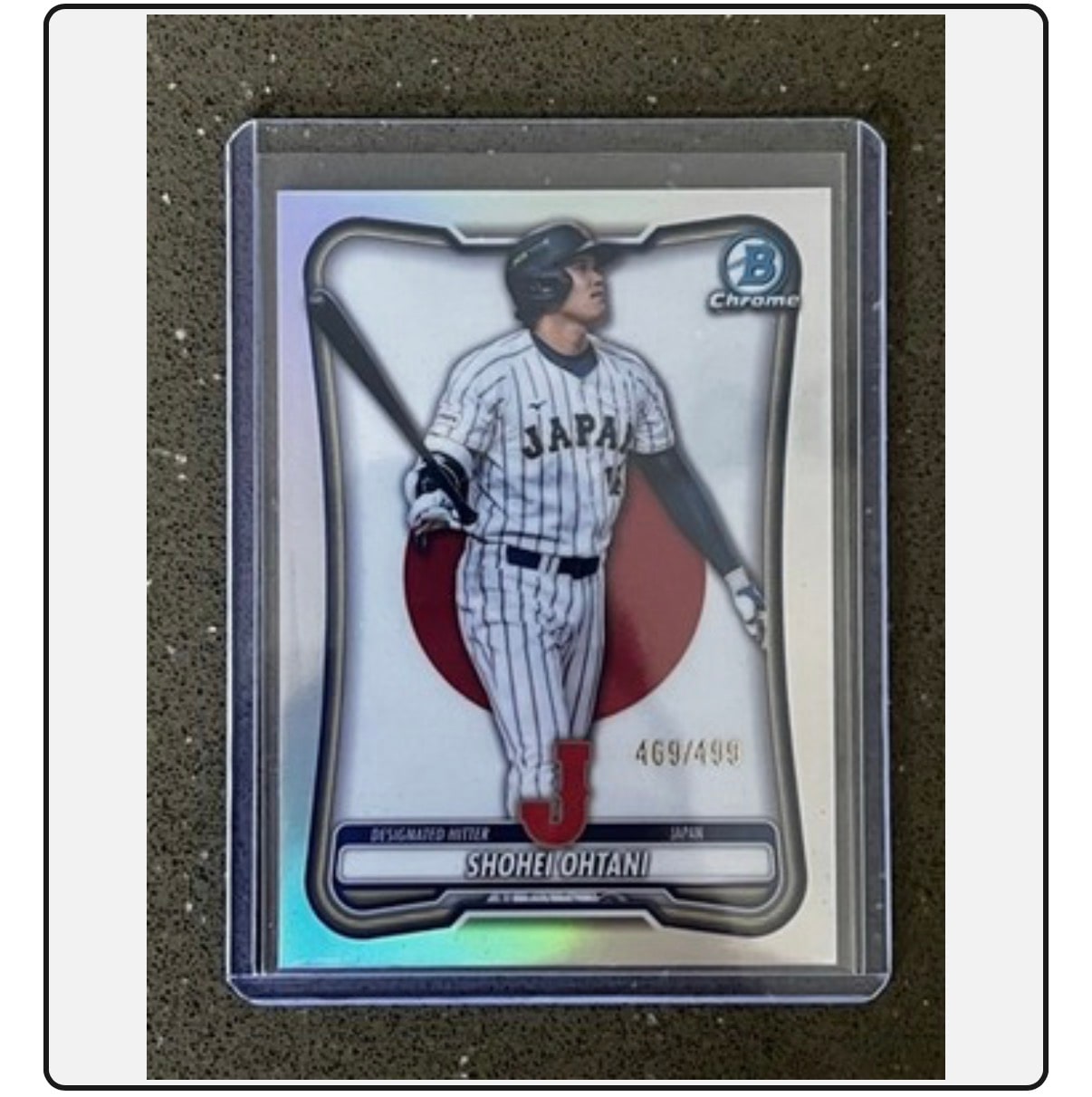 Shohei Ohtani Refractor serial 469 of 499