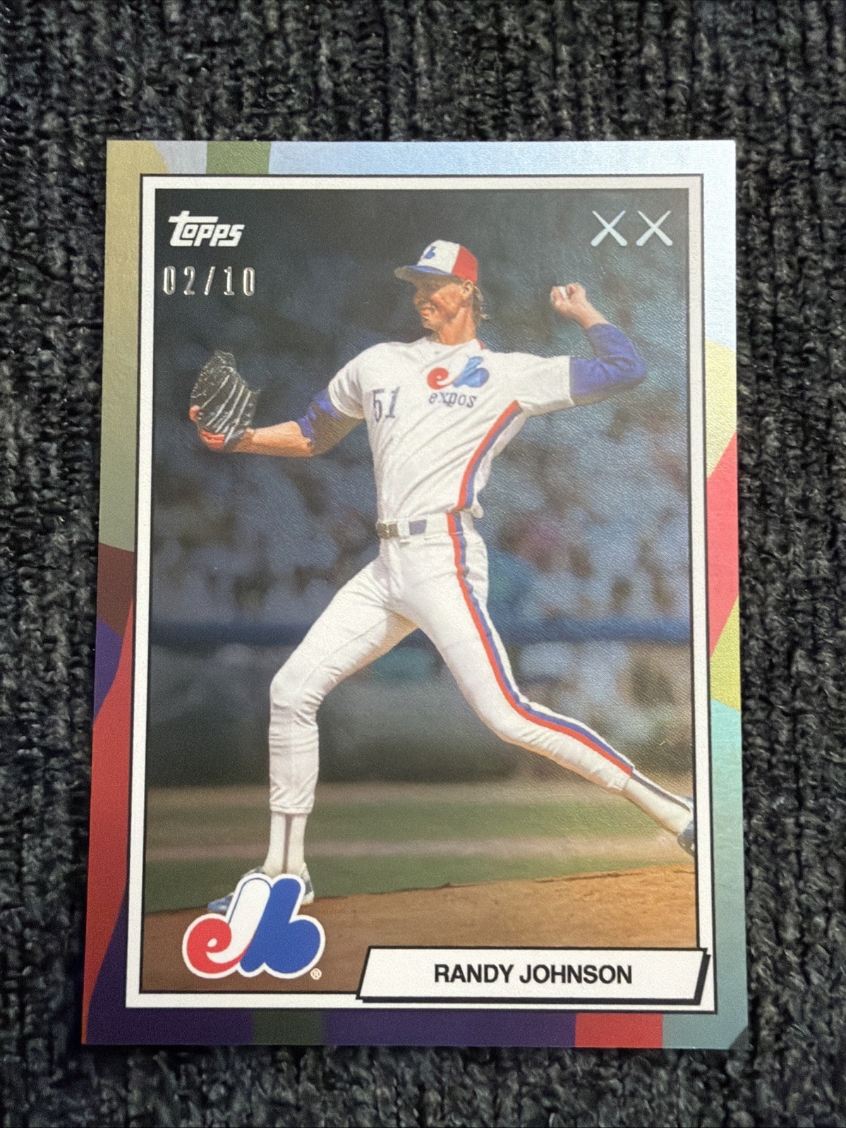 Randy Johnson Black serial 2 of 10