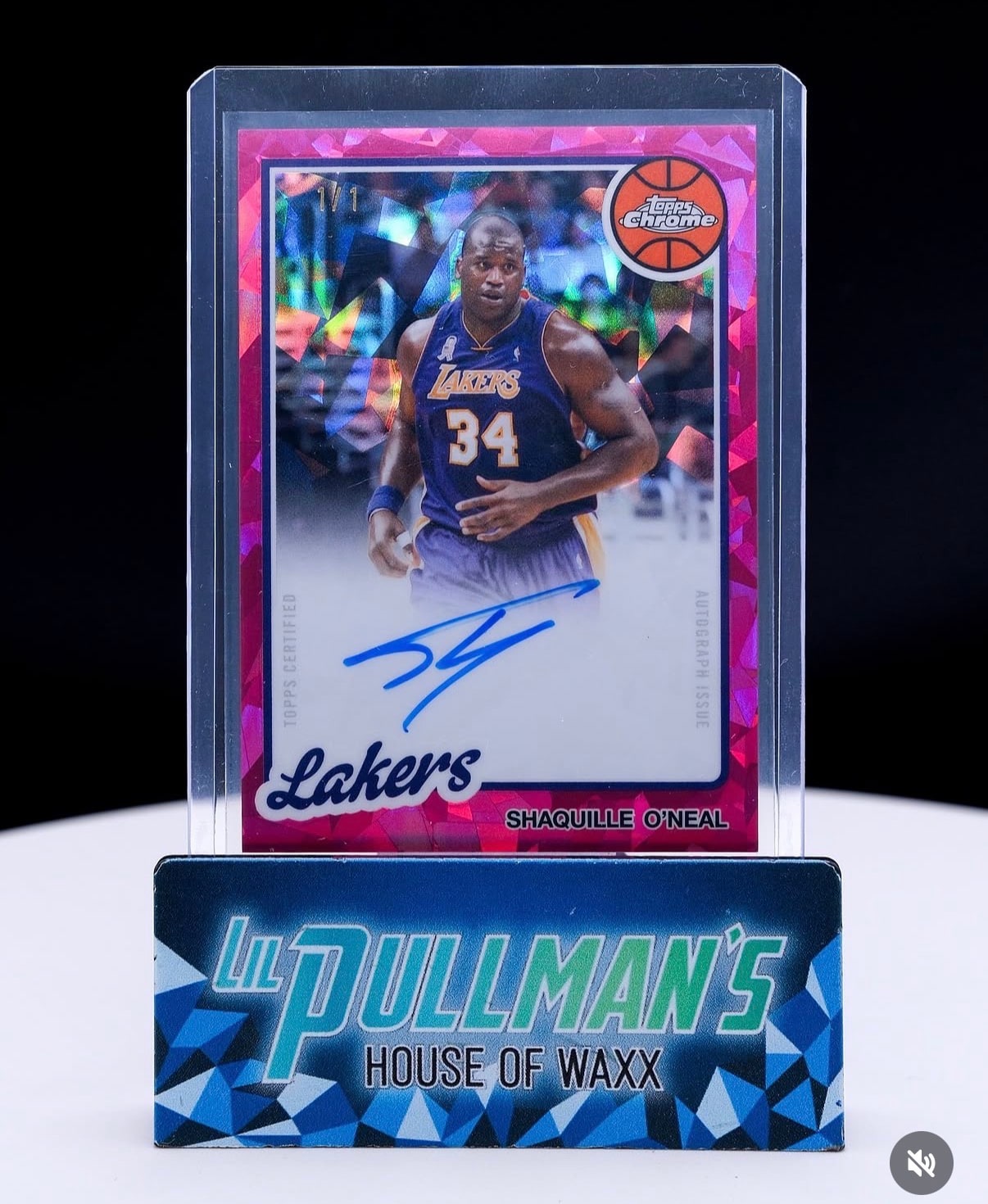 Shaquille O'Neal Padparadscha Sapphire serial 1 of 1