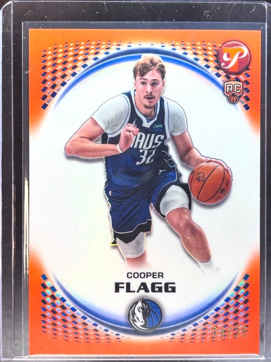 Cooper Flagg Orange Refractor serial 3 of 25
