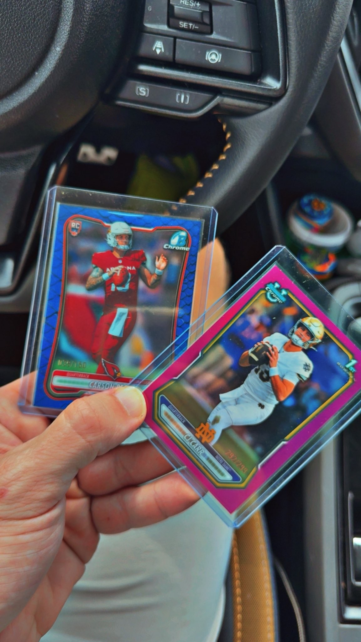 CJ Carr Fuschia Refractor serial 292 of 299