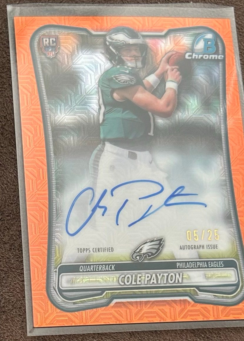 Cole Payton Orange Mojo serial 5 of 25
