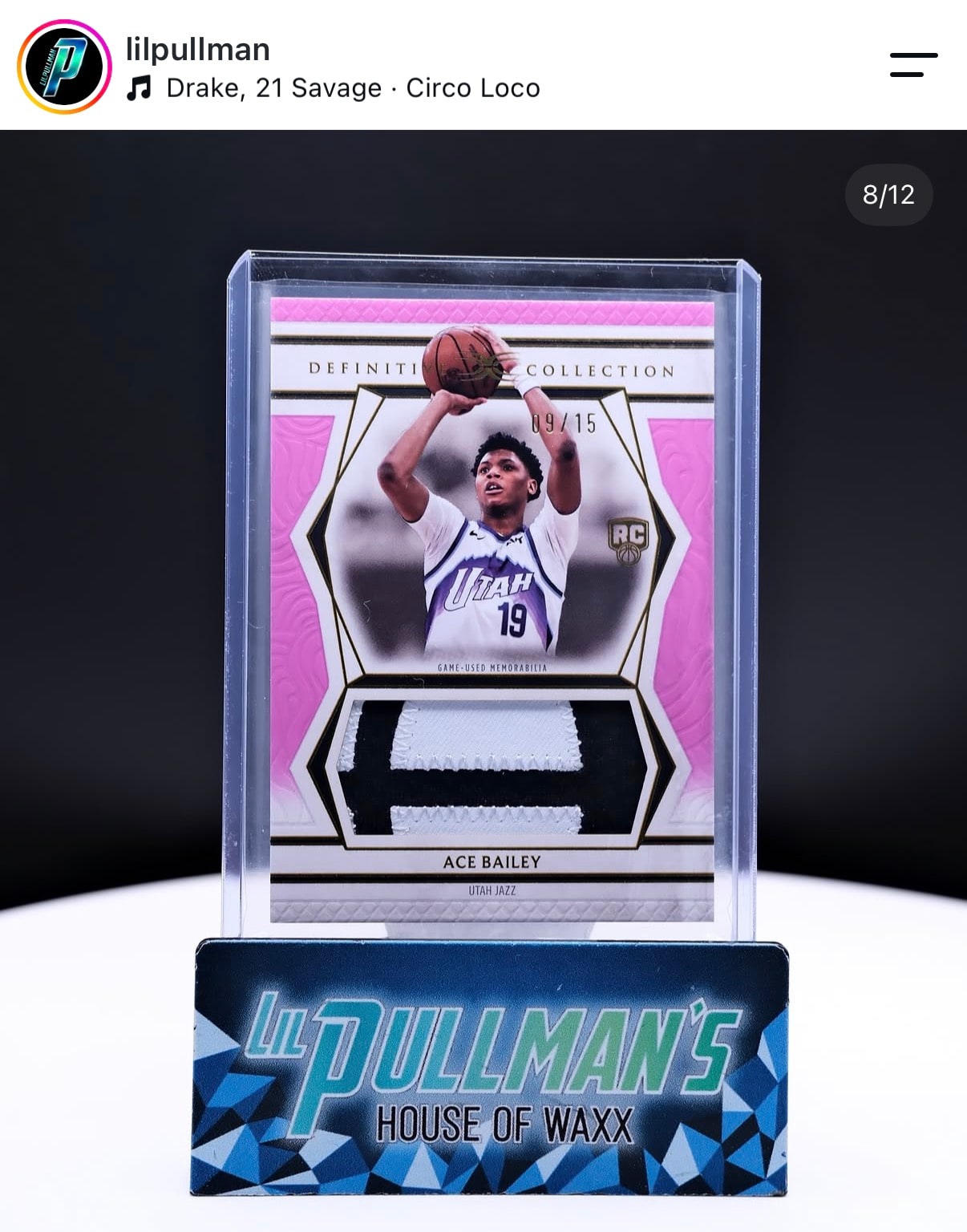 Ace Bailey Pink serial 9 of 15