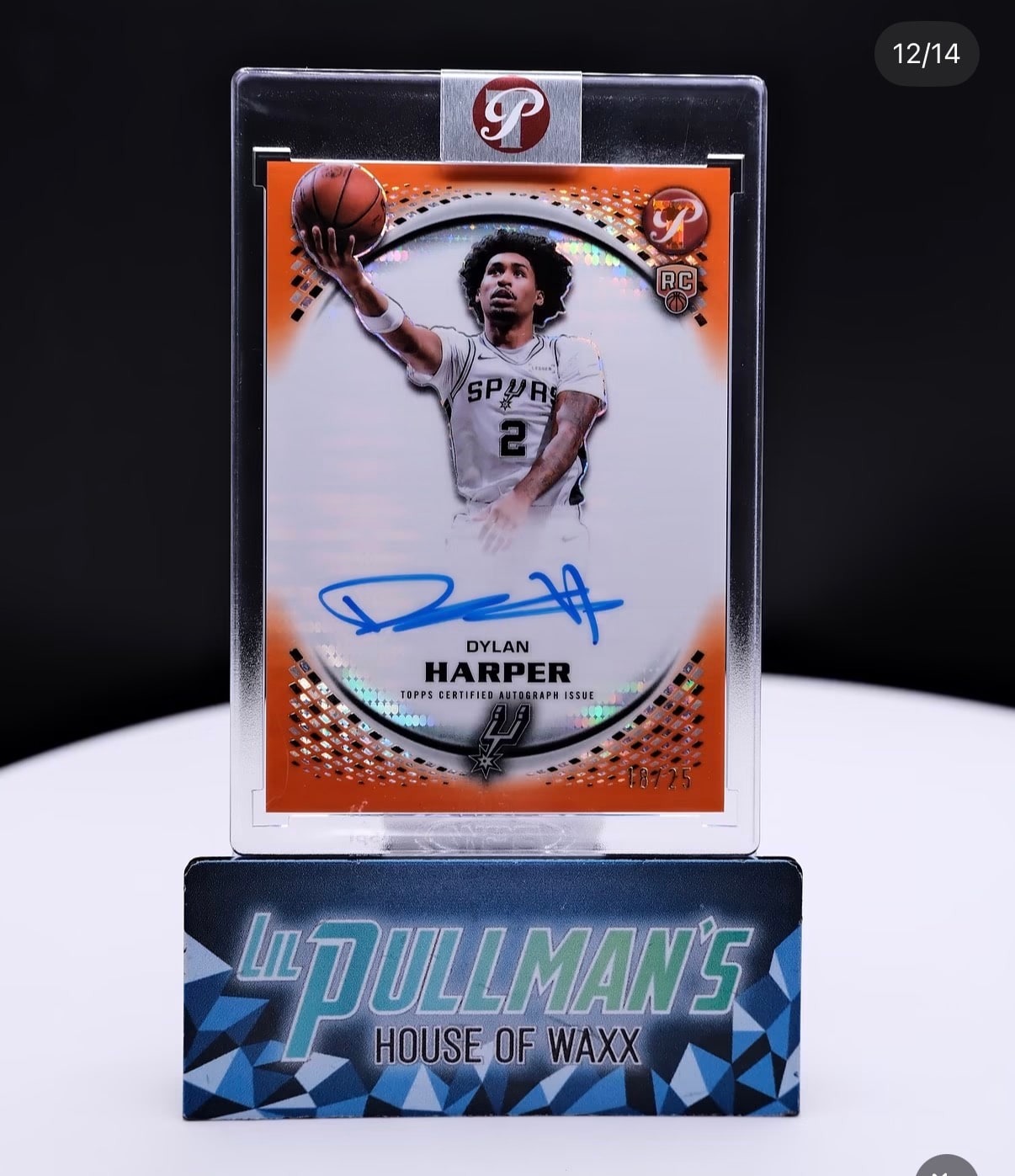 Dylan Harper Pristine Orange serial 18 of 25