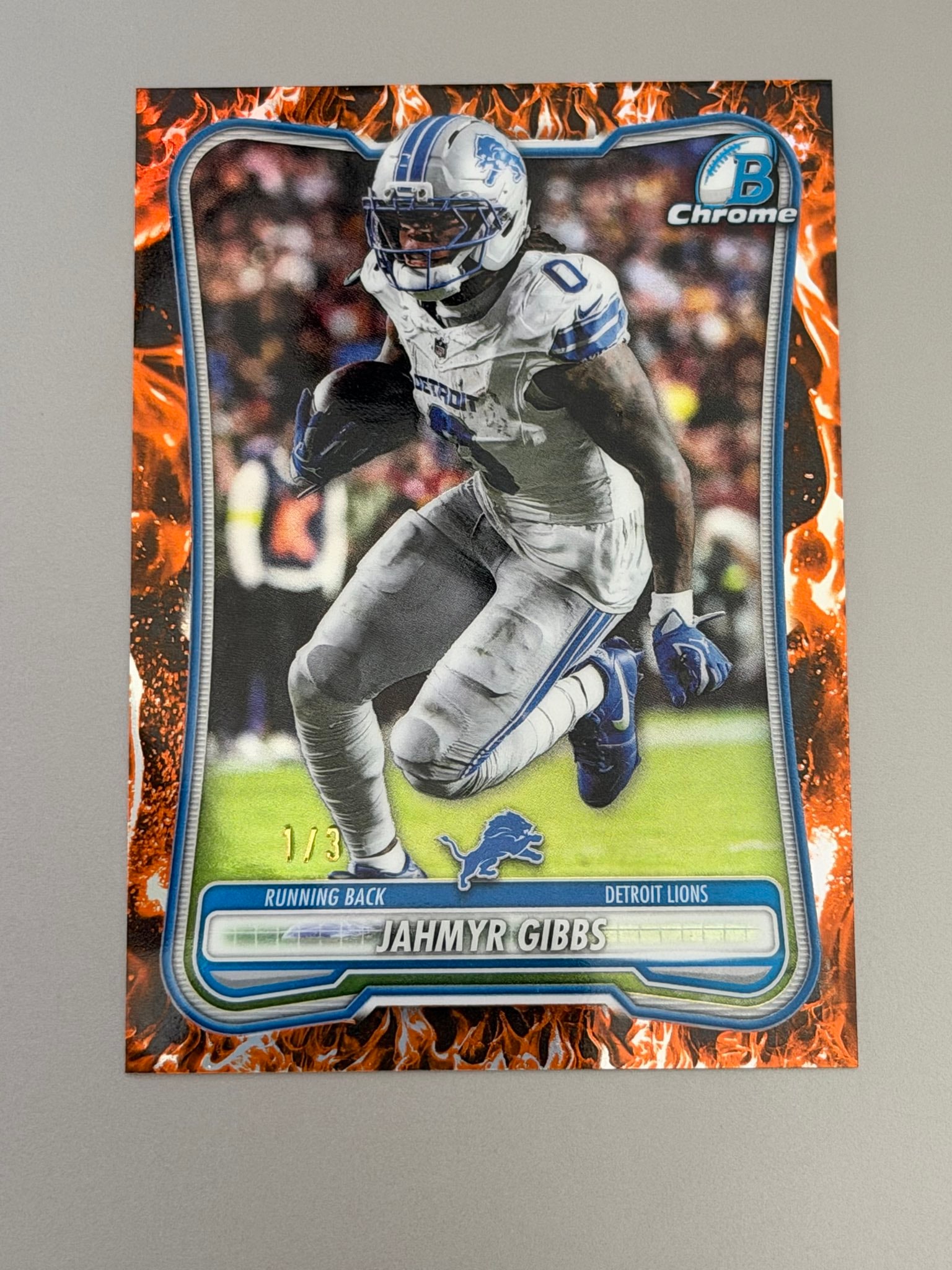 Jahmyr Gibbs Firefractor serial 1 of 3