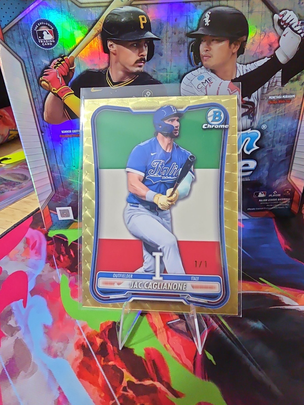 Jac Caglianone SuperFractor serial 1 of 1