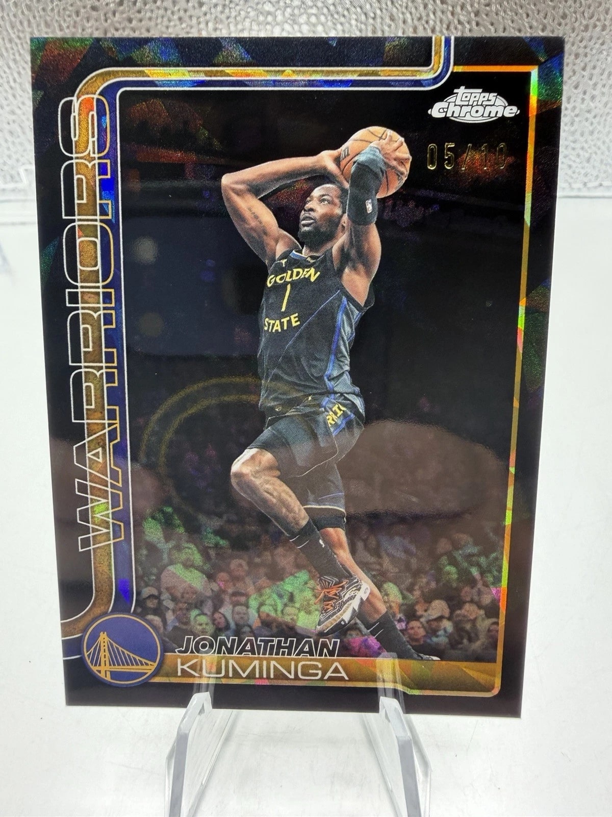 Jonathan Kuminga Black Sapphire serial 5 of 10