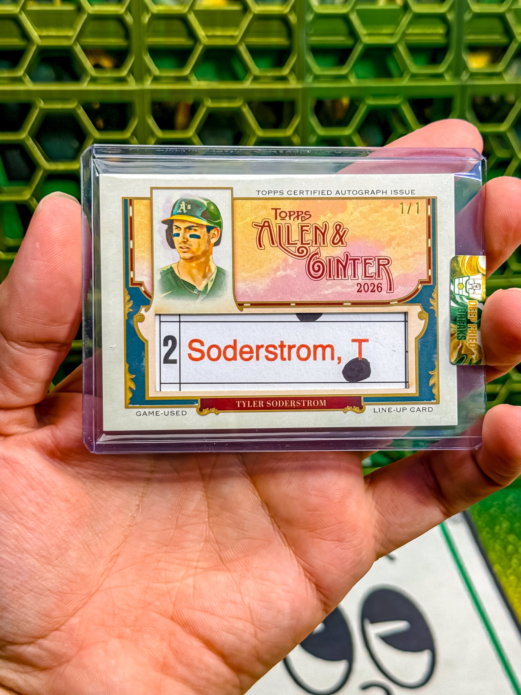 Tyler Soderstrom Base serial 1 of 1