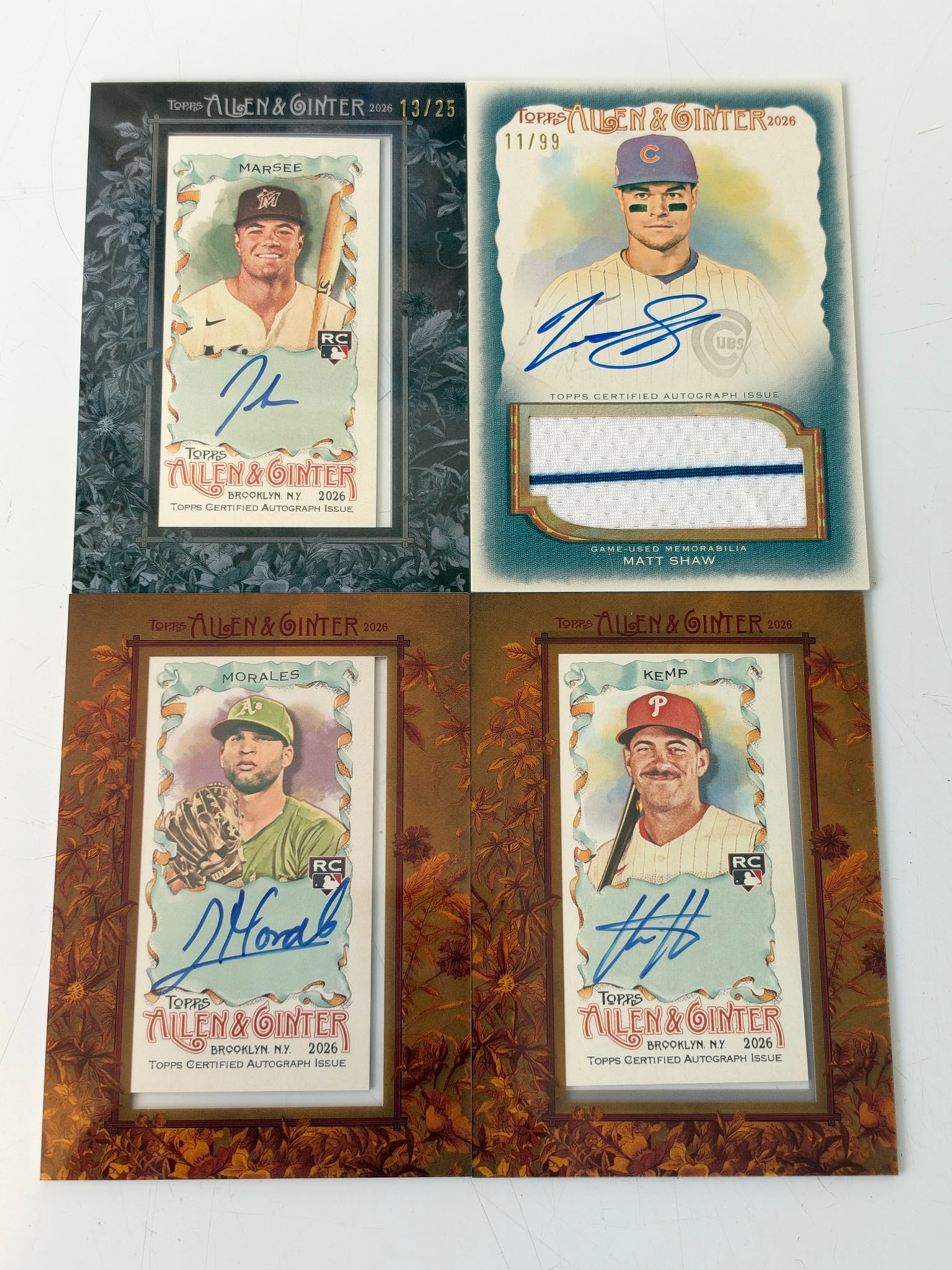 Matt Shaw Base serial 11 of 99
