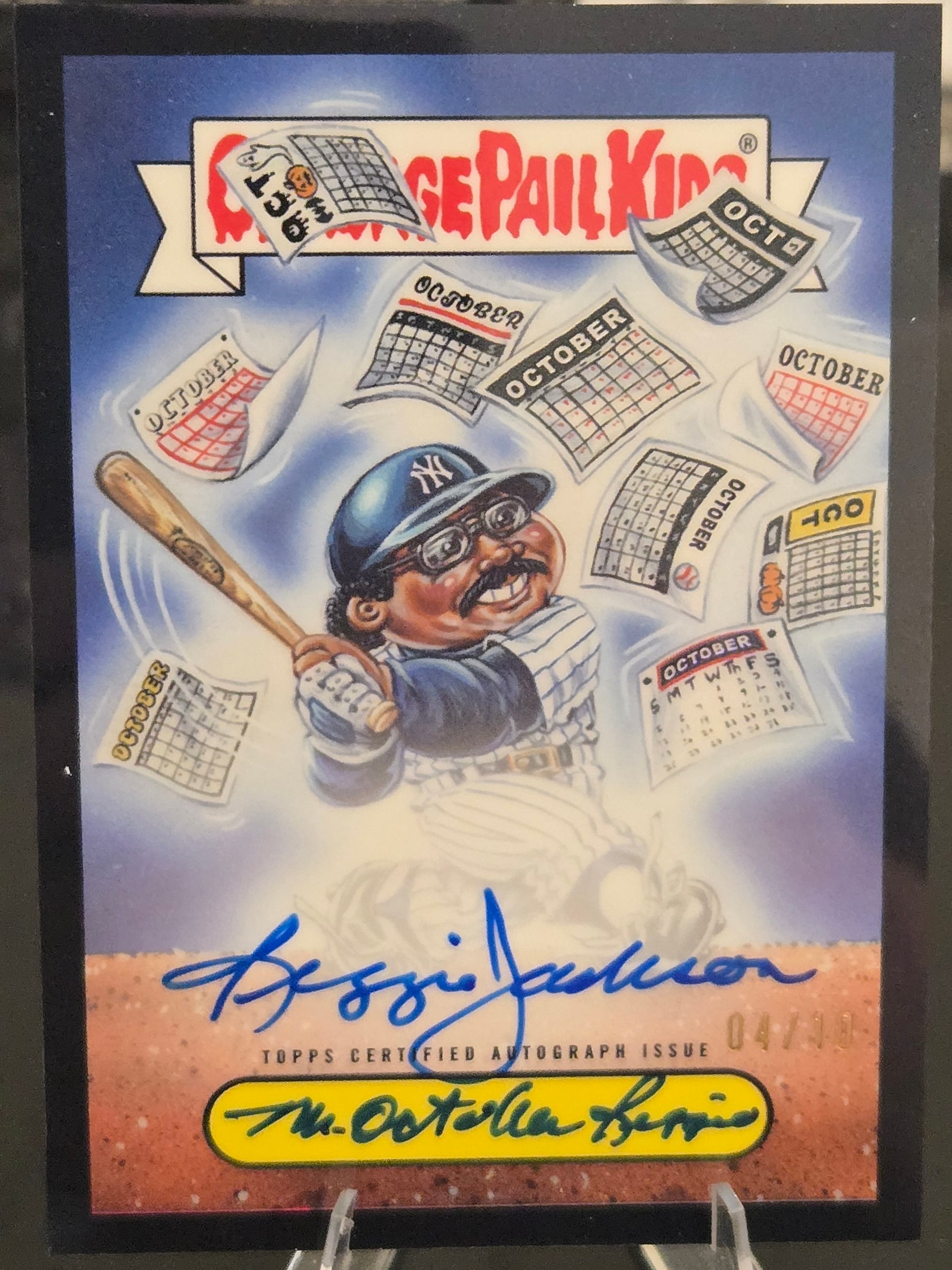 Reggie Jackson Black serial 4 of 10