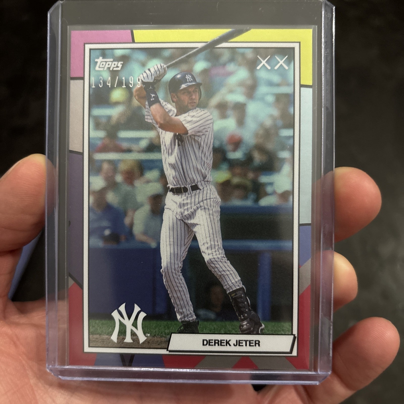 Derek Jeter Aqua serial 134 of 199