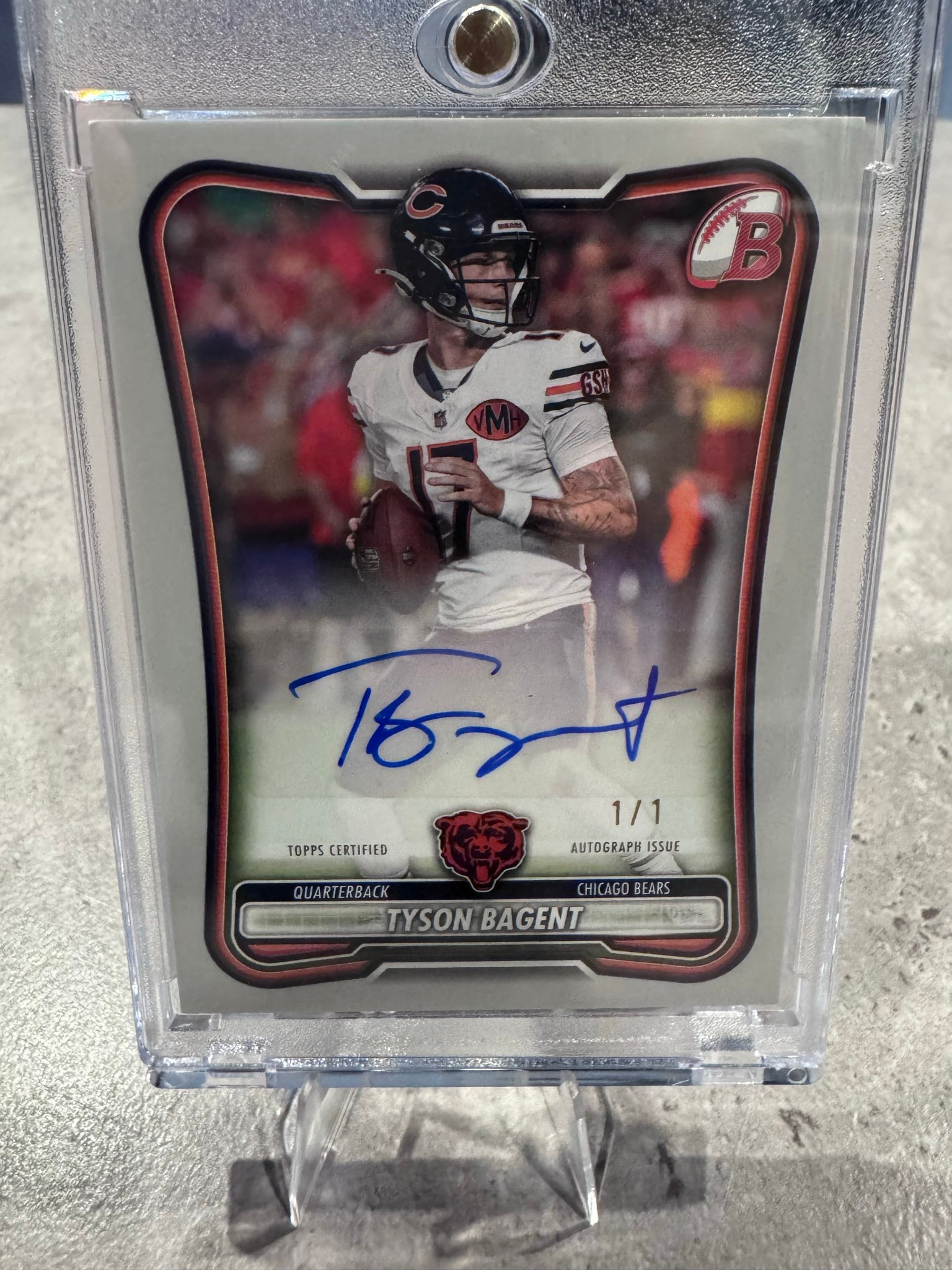 Tyson Bagent Foilfractor serial 1 of 1