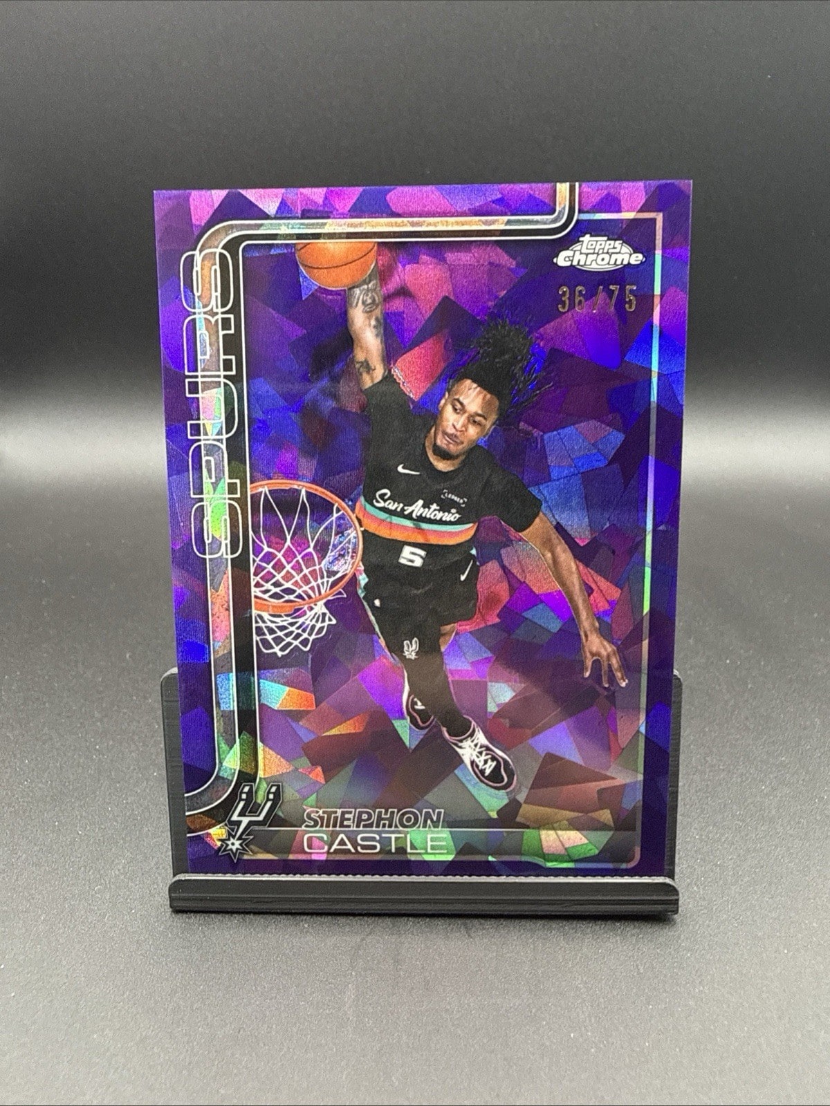 Stephon Castle Purple Sapphire serial 36 of 75