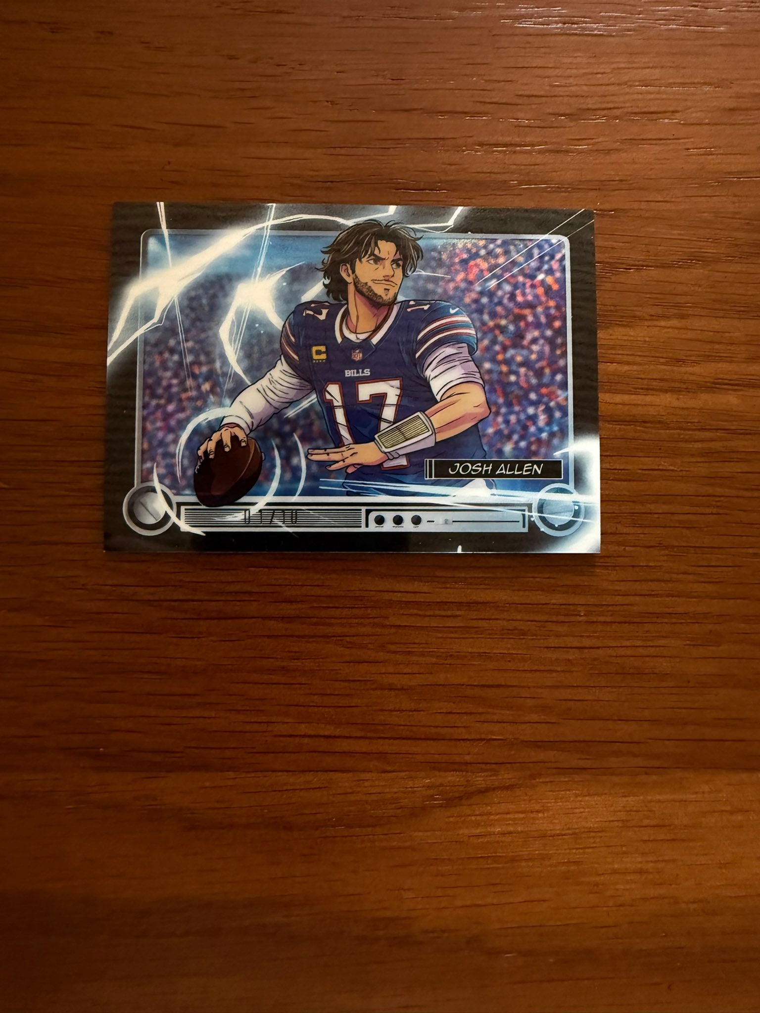 Josh Allen Black Refractor serial 1 of 10