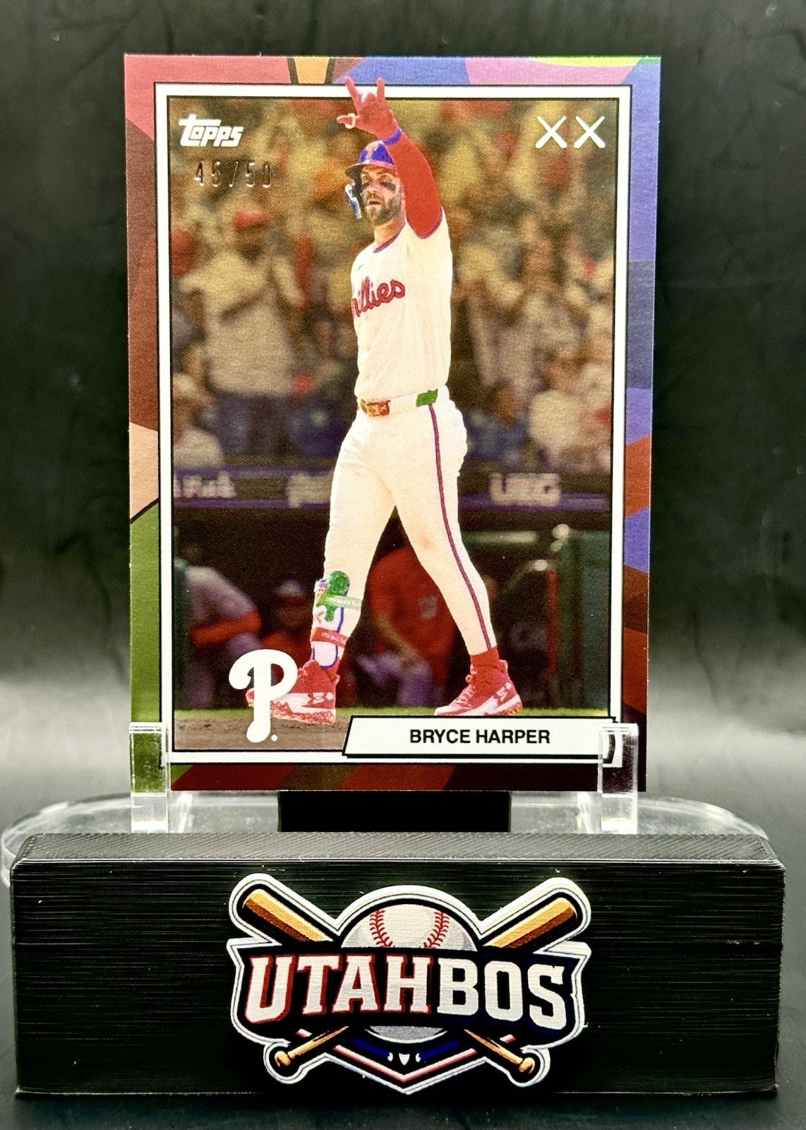 Bryce Harper Gold serial 45 of 50