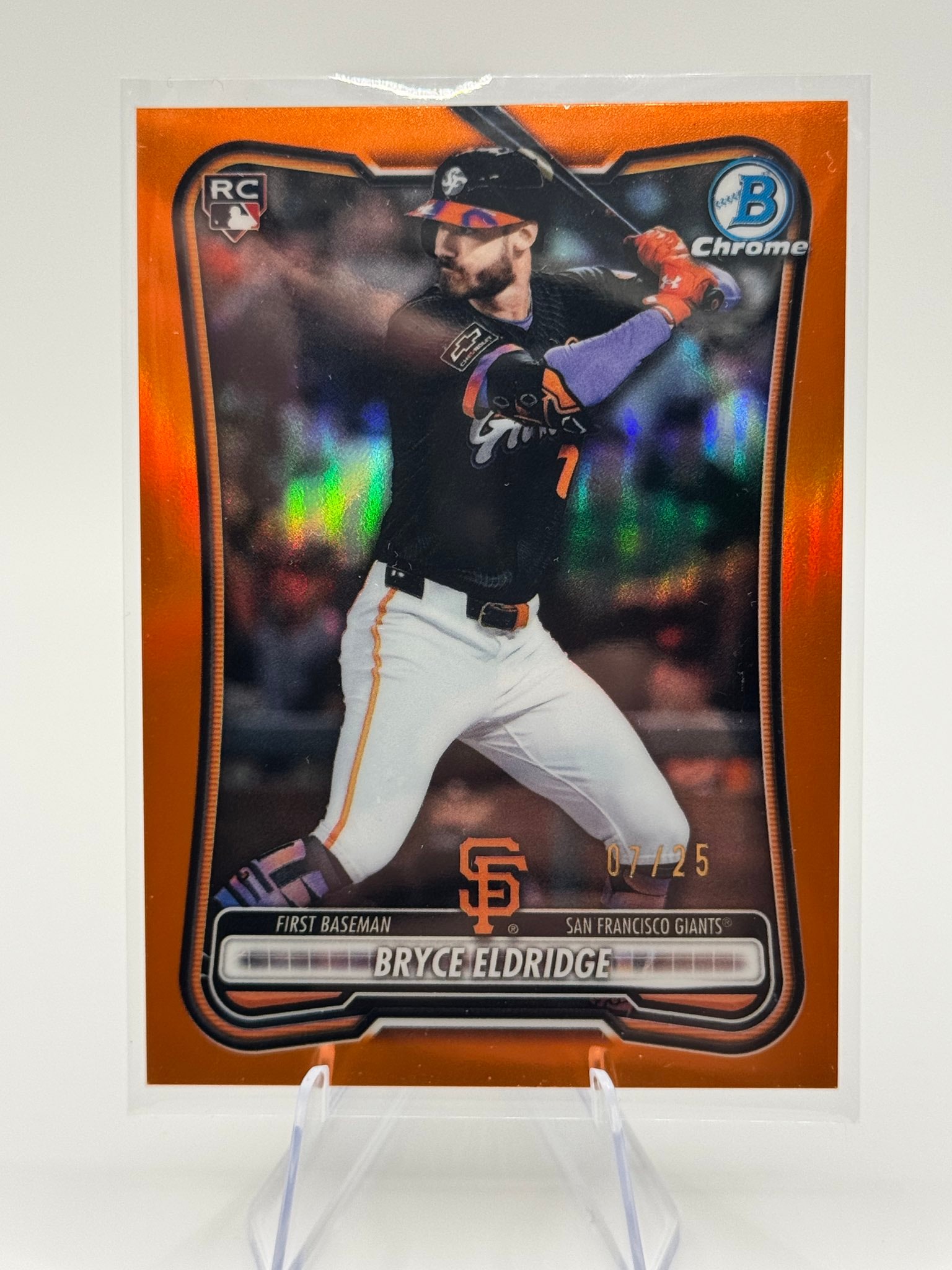 Bryce Eldridge Orange serial 7 of 25